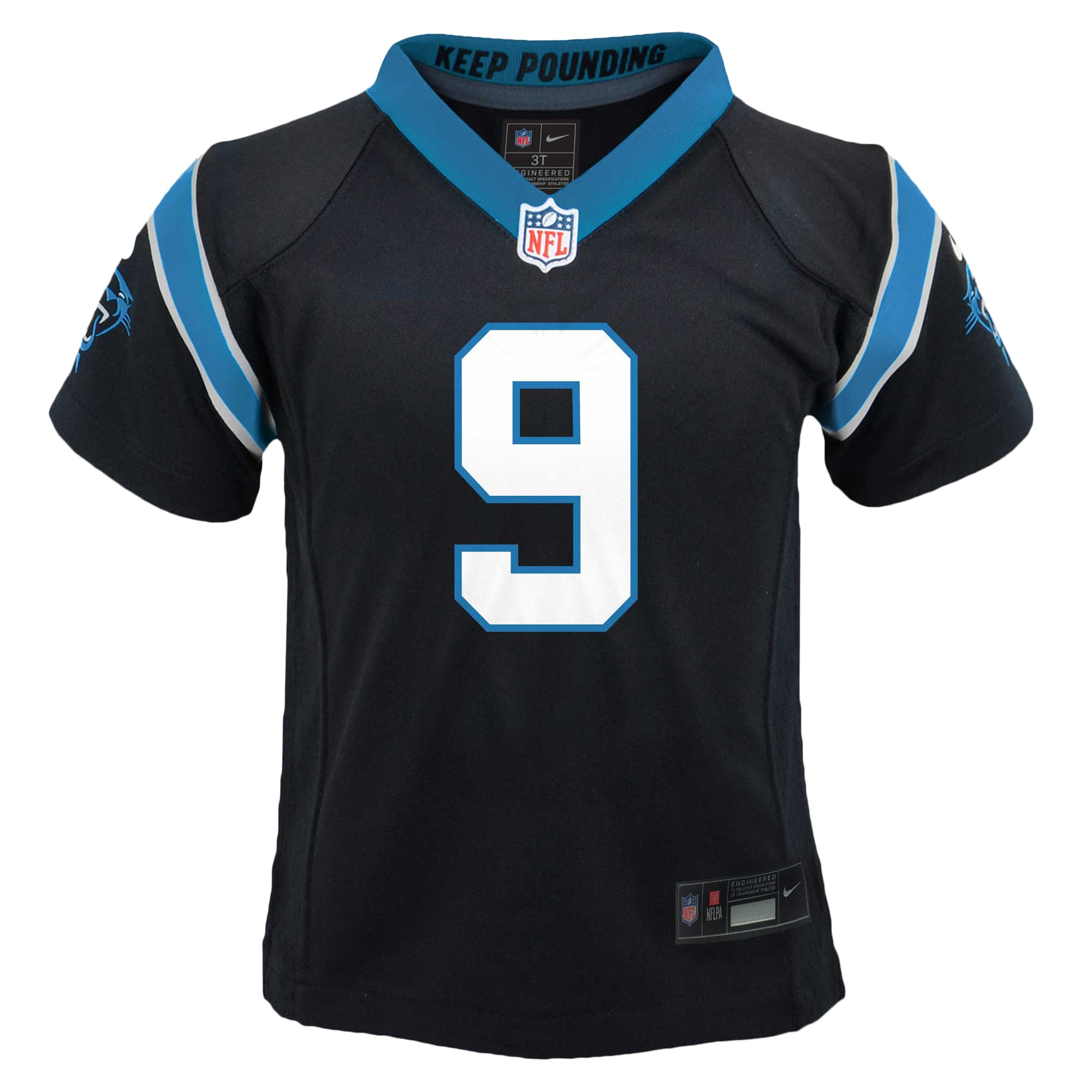 Bryce Young Carolina Panthers Infant Team Player Game Jersey Black