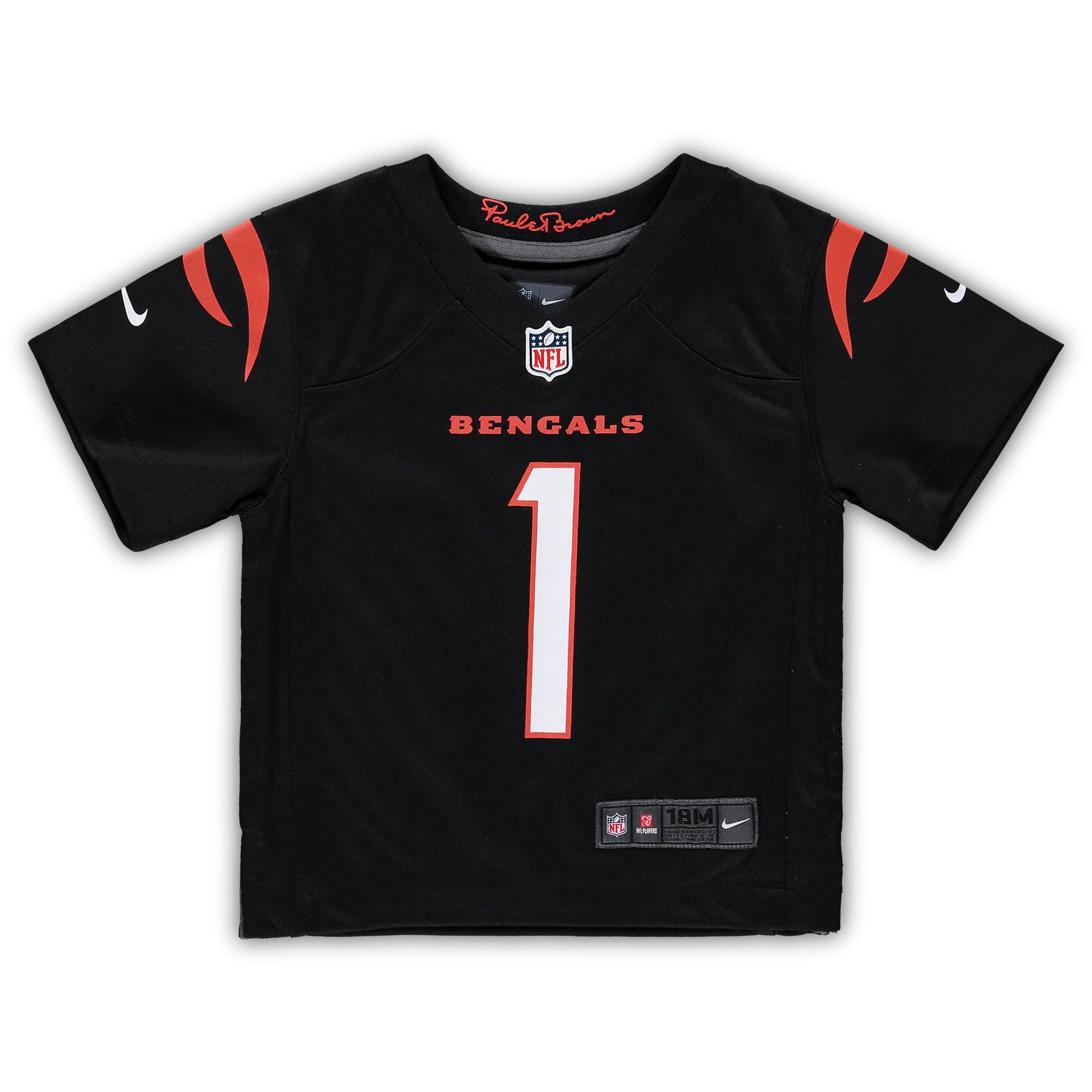 Ja'Marr Chase Cincinnati Bengals Infant Team Player Game Jersey Black