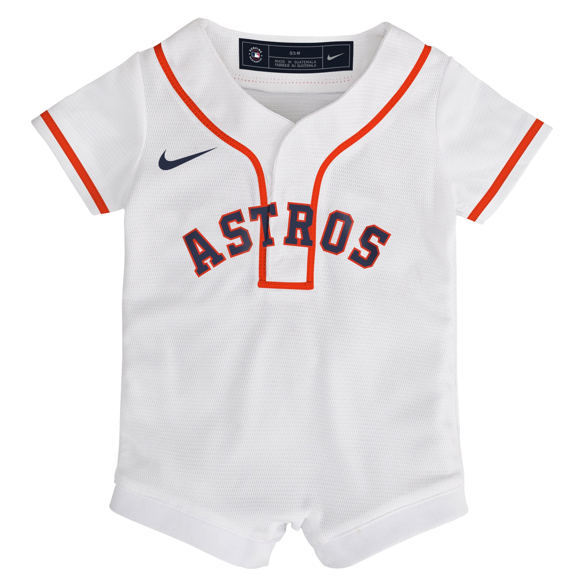 Houston Astros Infant Home Replica Romper Jersey White
