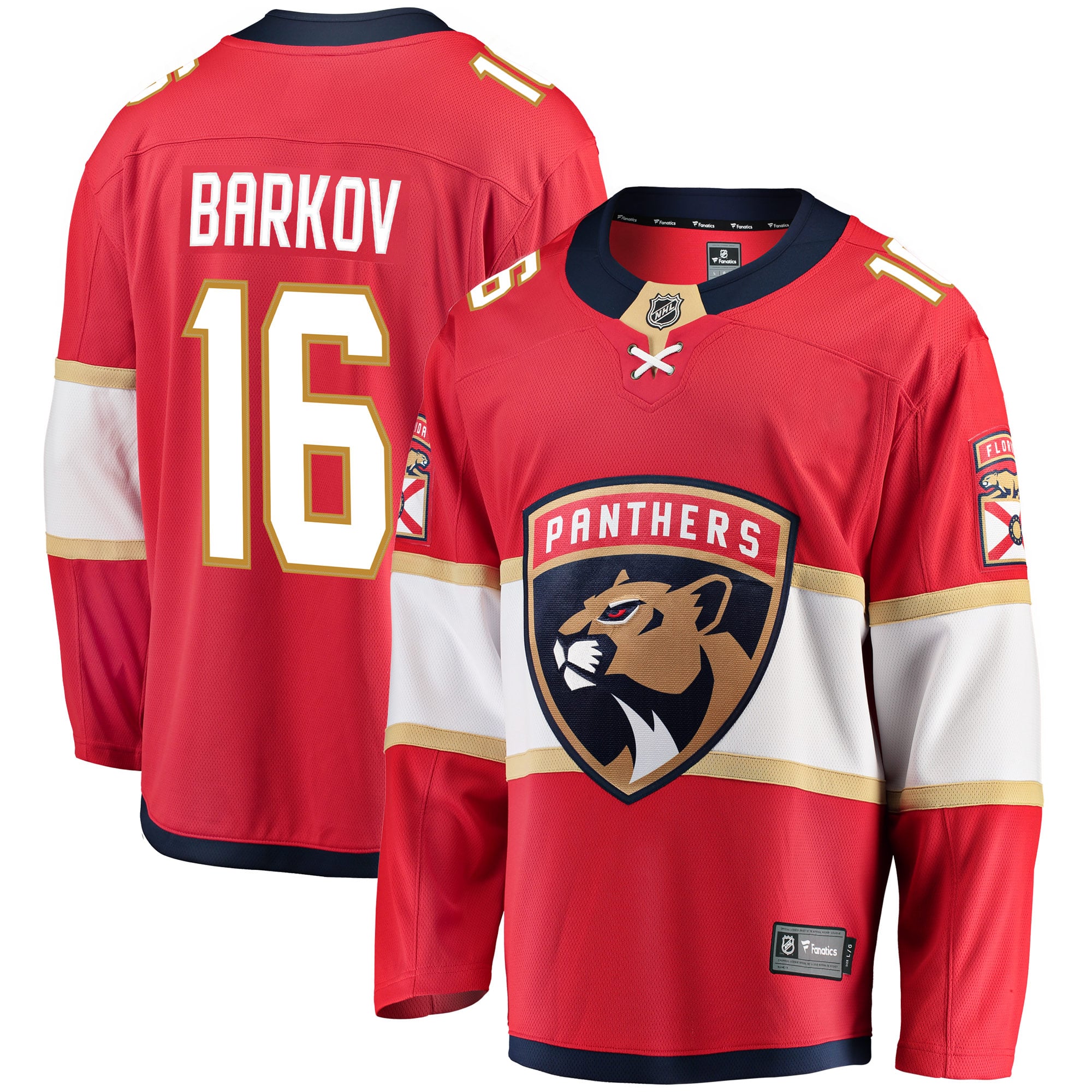 Aleksander Barkov Florida Panthers Breakaway Jersey Red