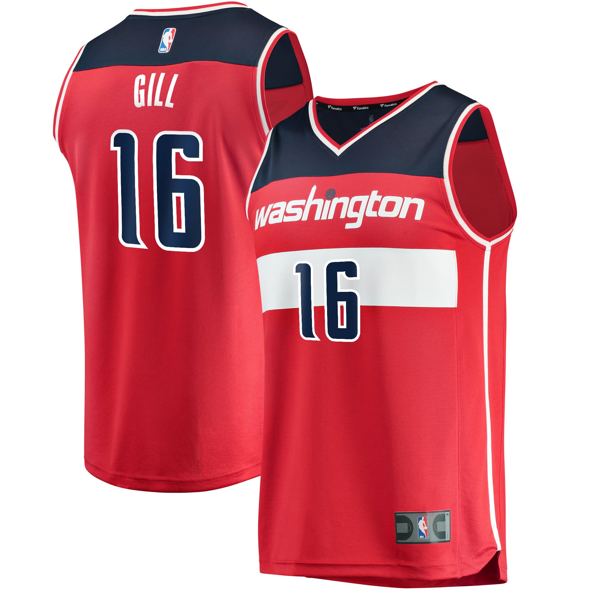 Anthony Gill Washington Wizards Fast Break Replica Jersey Icon Edition Red