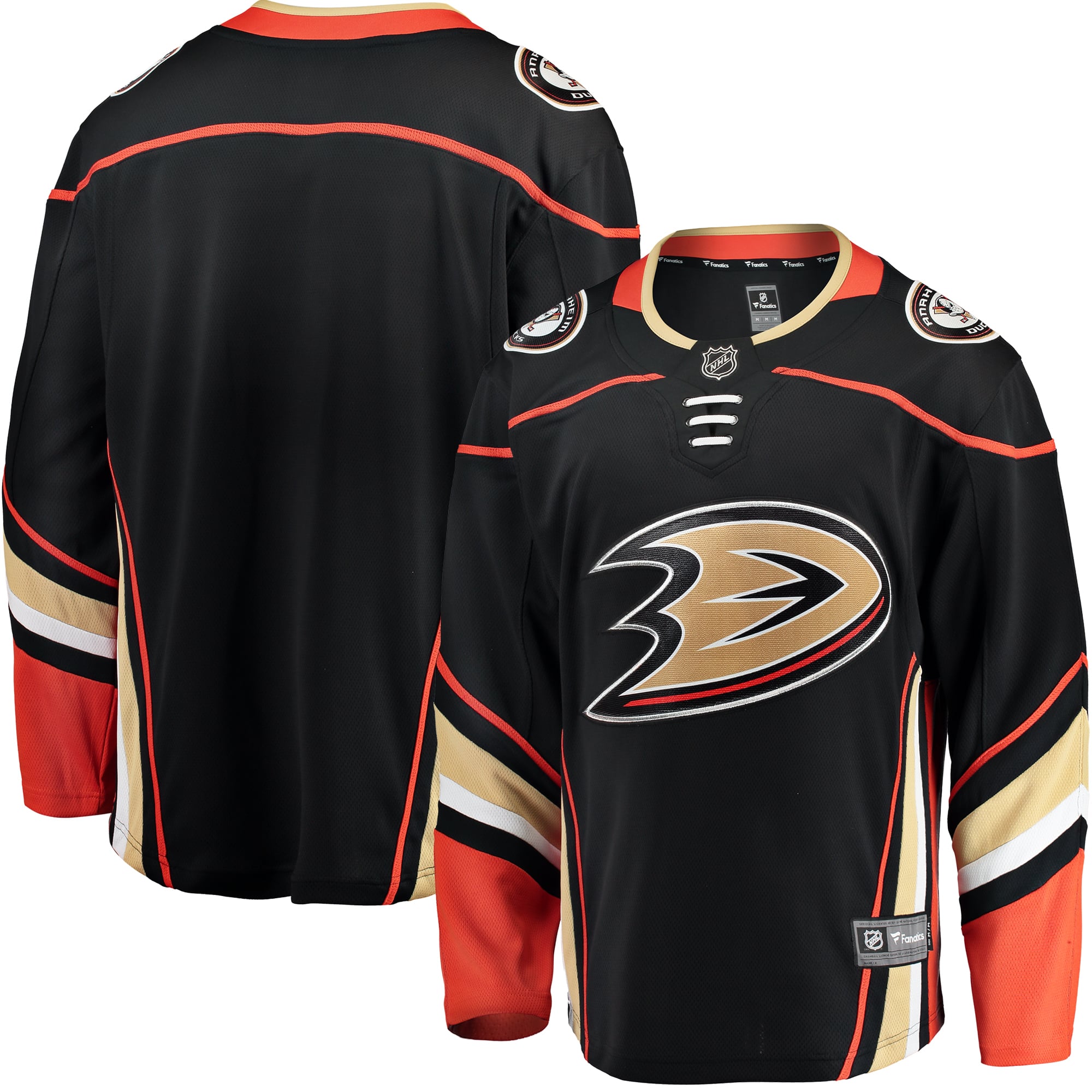 Anaheim Ducks Breakaway Home Jersey Black