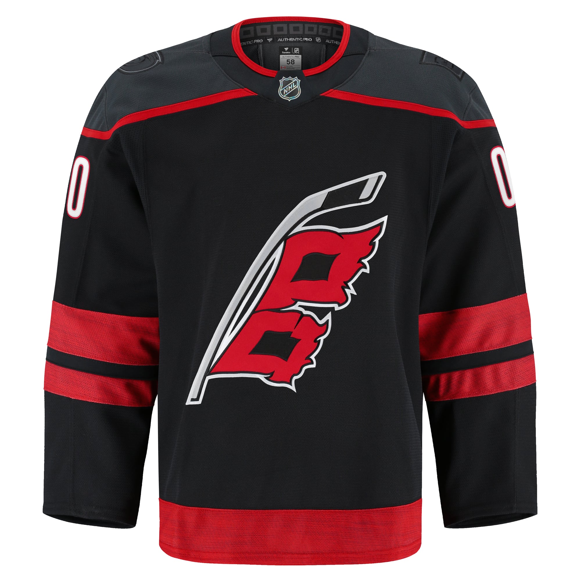 Carolina Hurricanes Home Style Pro Custom Jersey Black