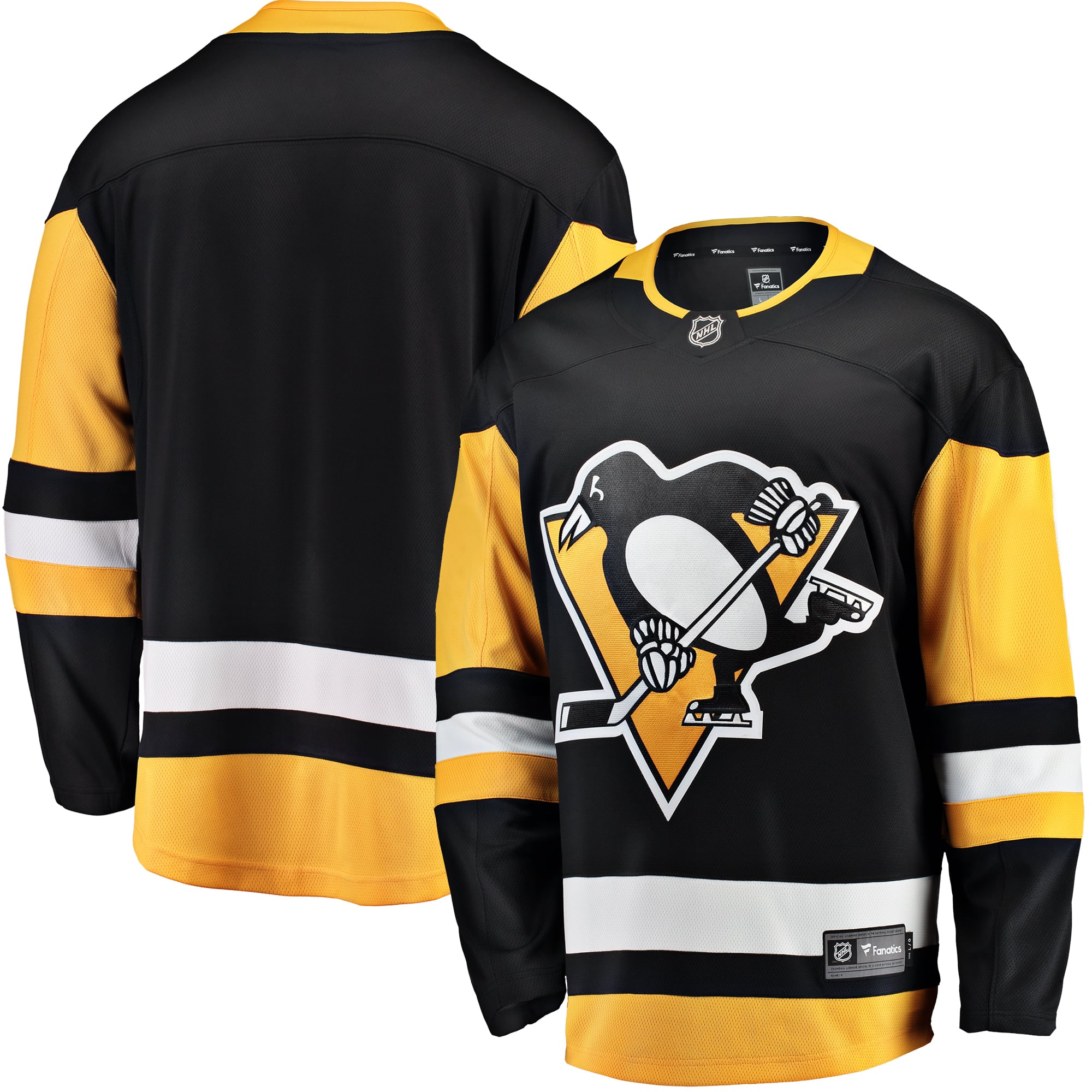 Pittsburgh Penguins Breakaway Home Jersey Black