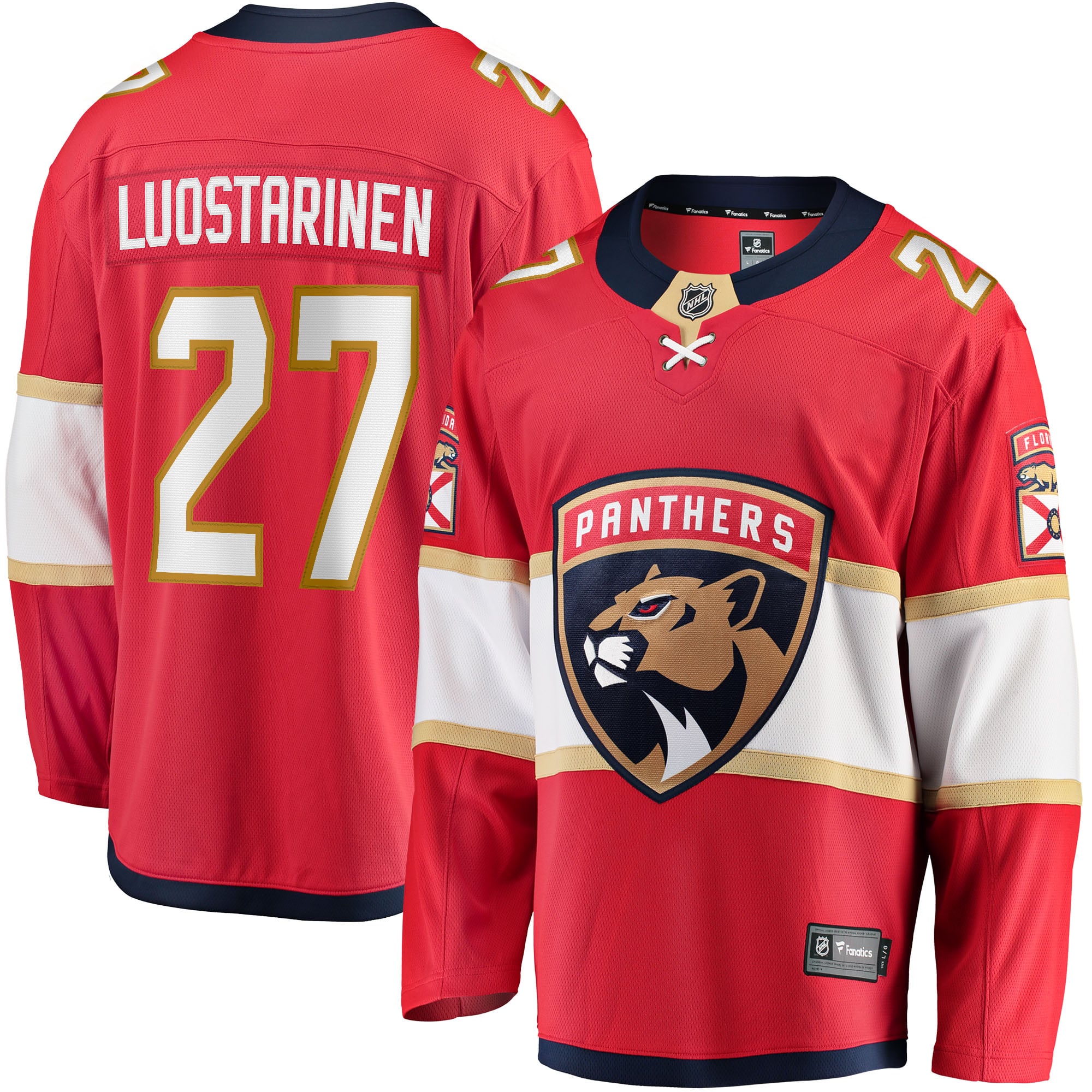 Eetu Luostarinen Florida Panthers Home Breakaway Player Jersey Red