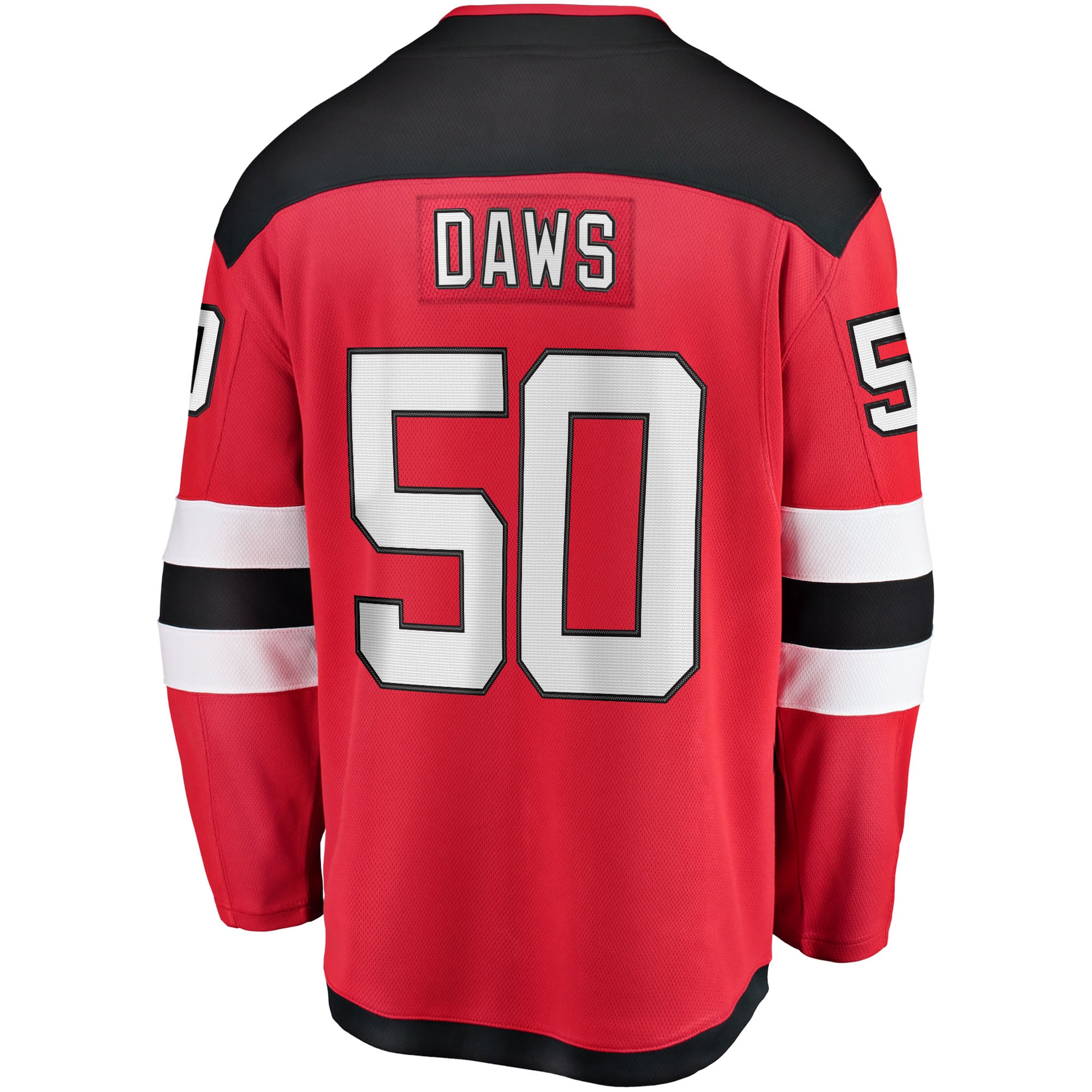 Nico Daws New Jersey Devils Home Breakaway Player Jersey Red