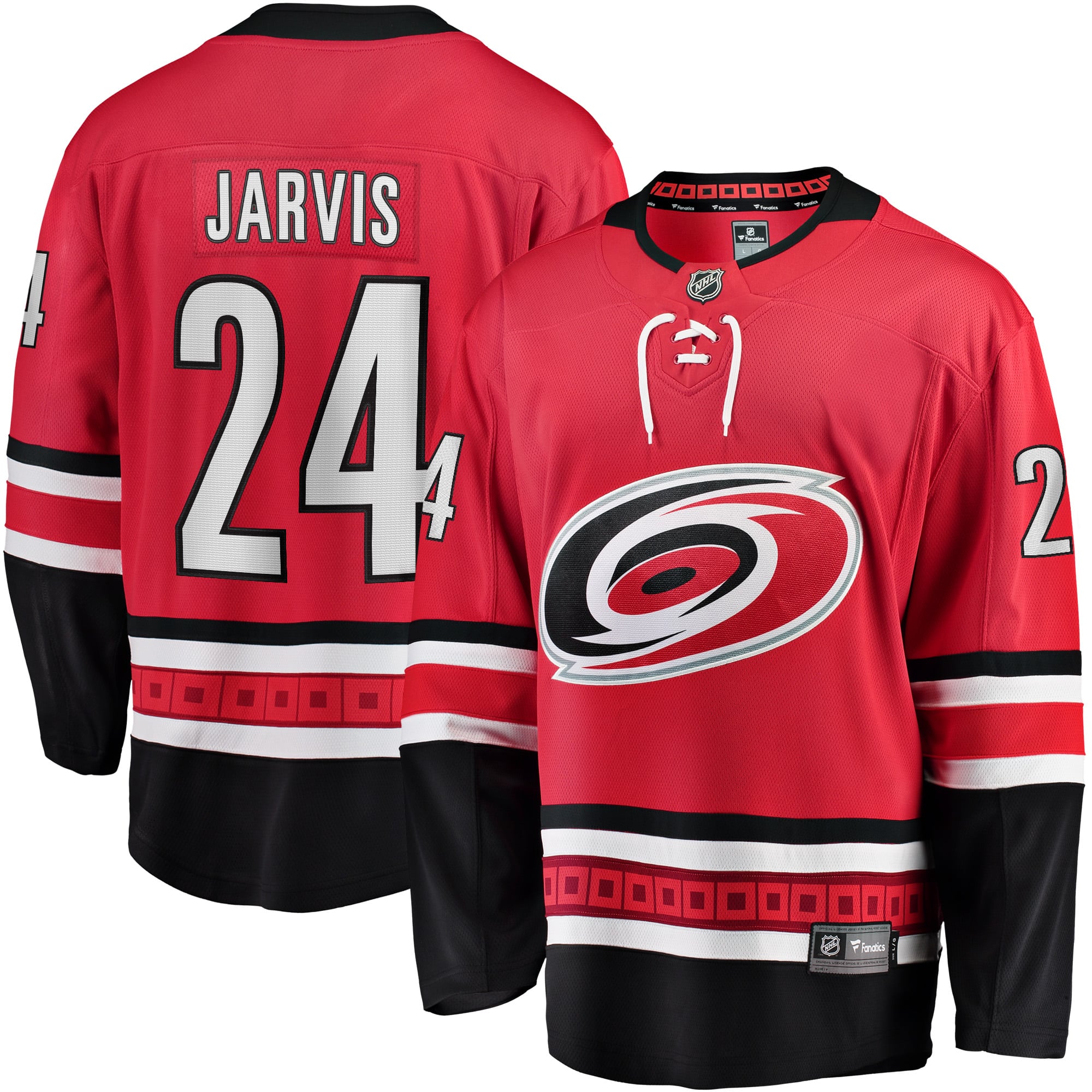 Seth Jarvis Carolina Hurricanes Alternate Breakaway Player Jersey Red
