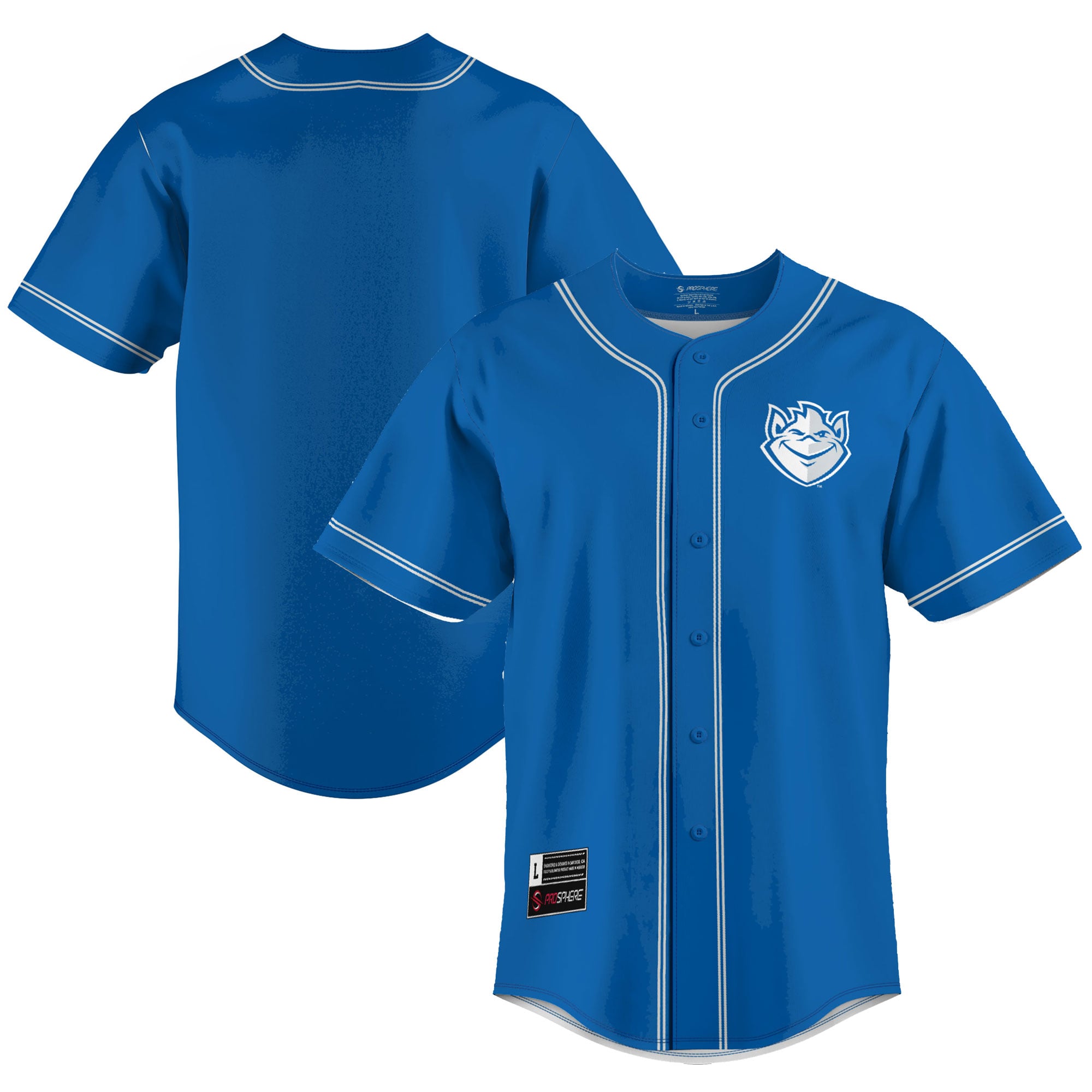 Saint Louis Billikens Lightweight Baseball Jersey Blue