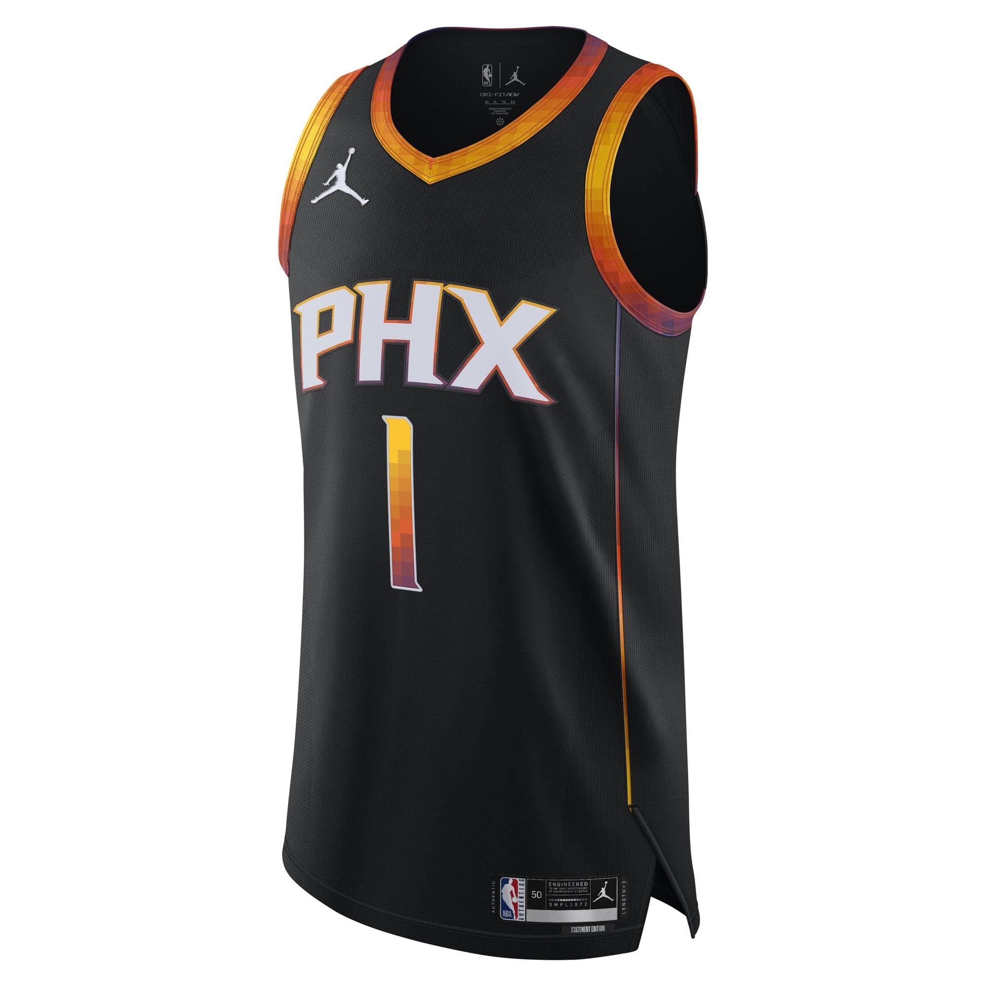 Devin Booker Phoenix Suns Style Player Jersey Statement Edition Black