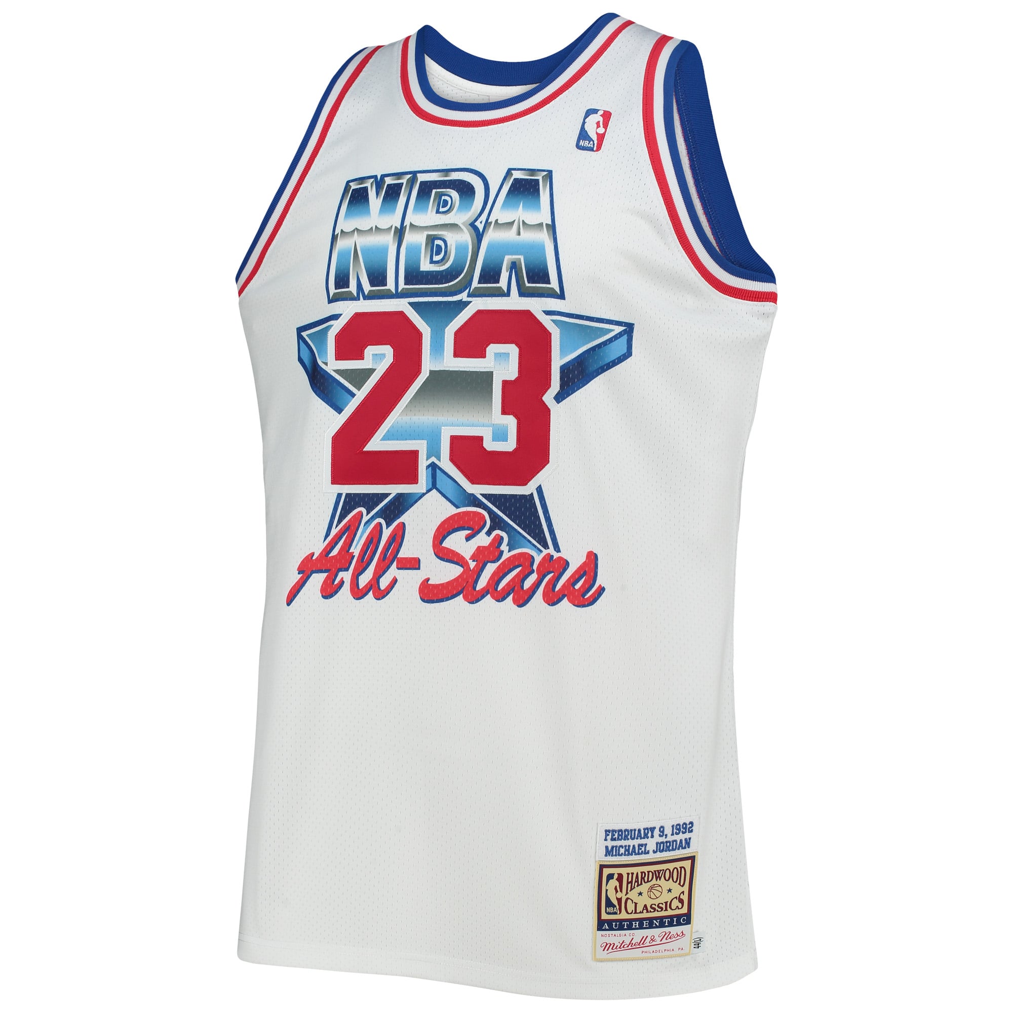 Michael Jordan Eastern Conference Mitchell & Ness Hardwood Classics 1992 NBA All Star Game Style Jersey White