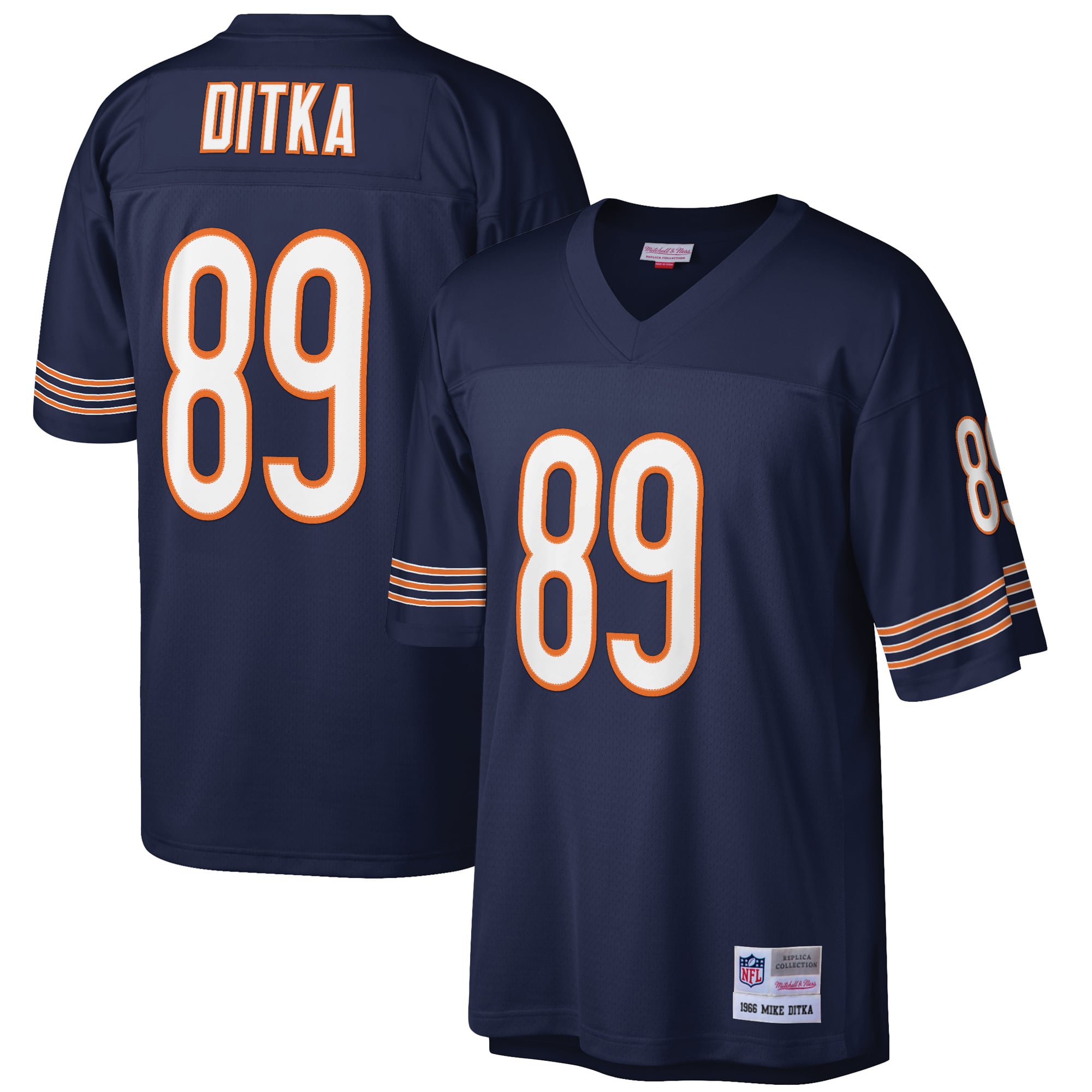 Mike Ditka Chicago Bears Mitchell & Ness Retired Player Legacy Replica Jersey Navy