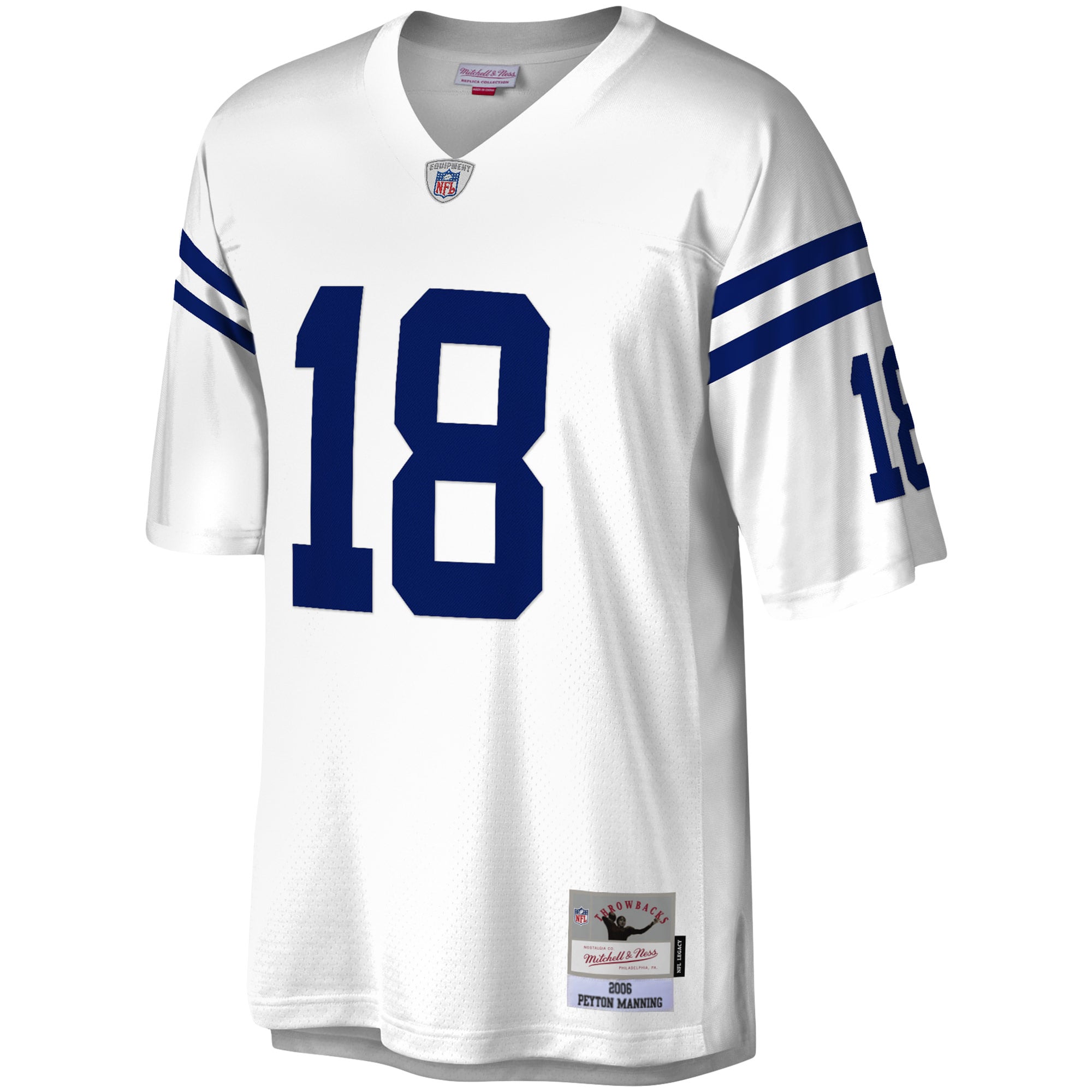 Peyton Manning Indianapolis Colts Mitchell & Ness Legacy Replica Jersey White