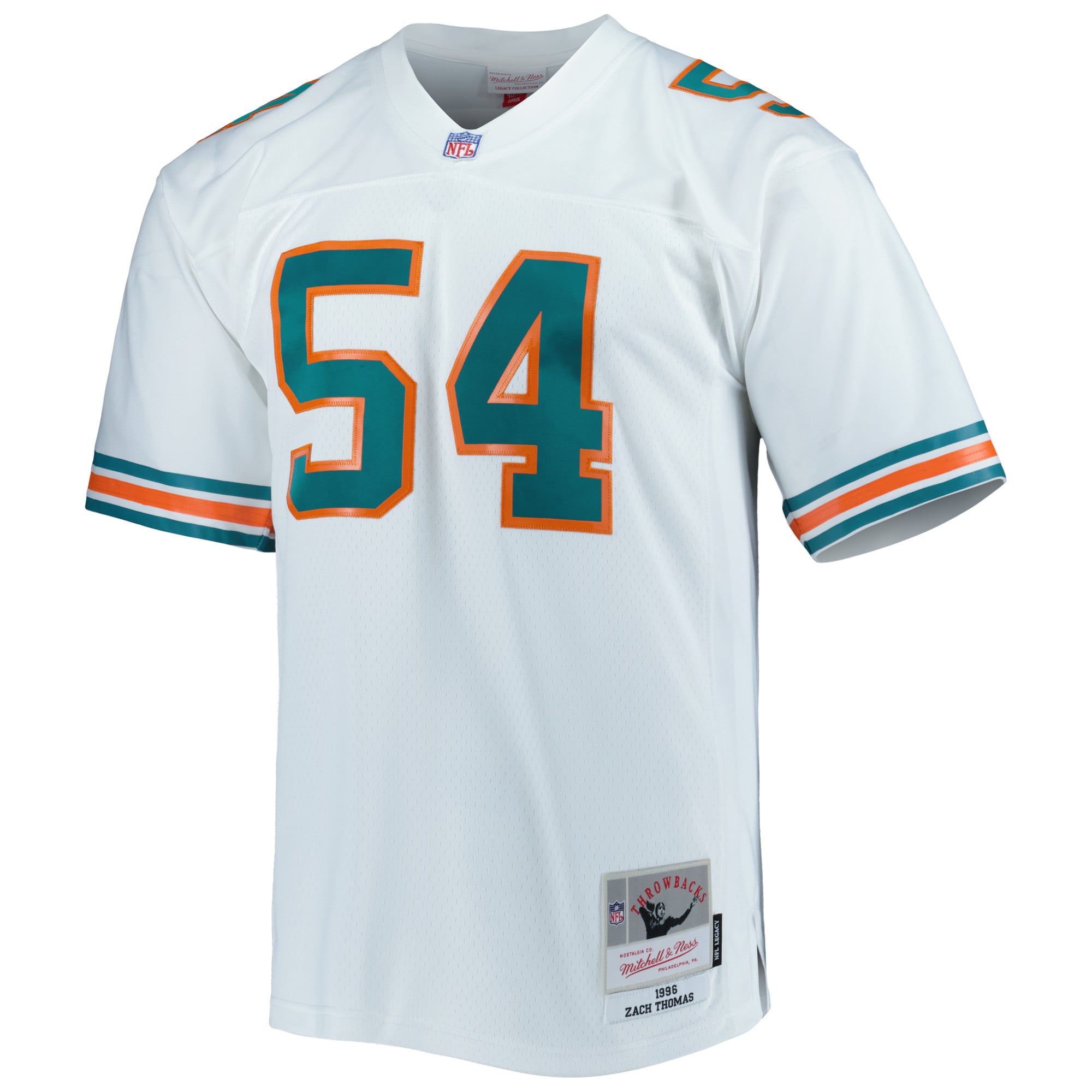 Zach Thomas Miami Dolphins Mitchell & Ness Legacy Replica Jersey White