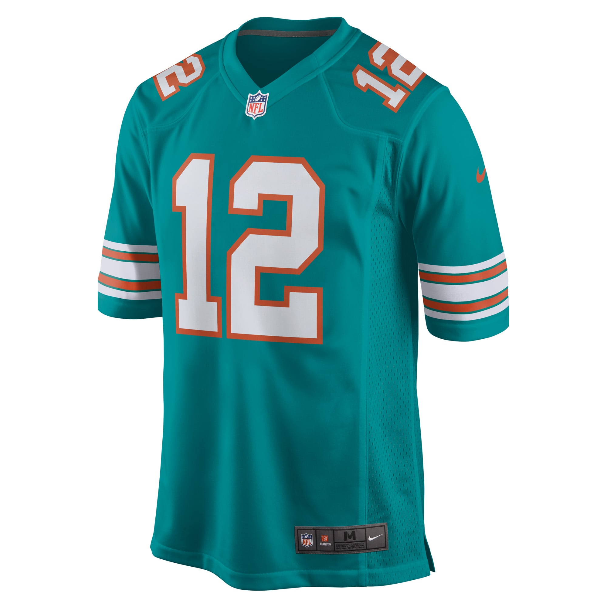 Bob Griese Miami Dolphins Retired Player Jersey Aqua