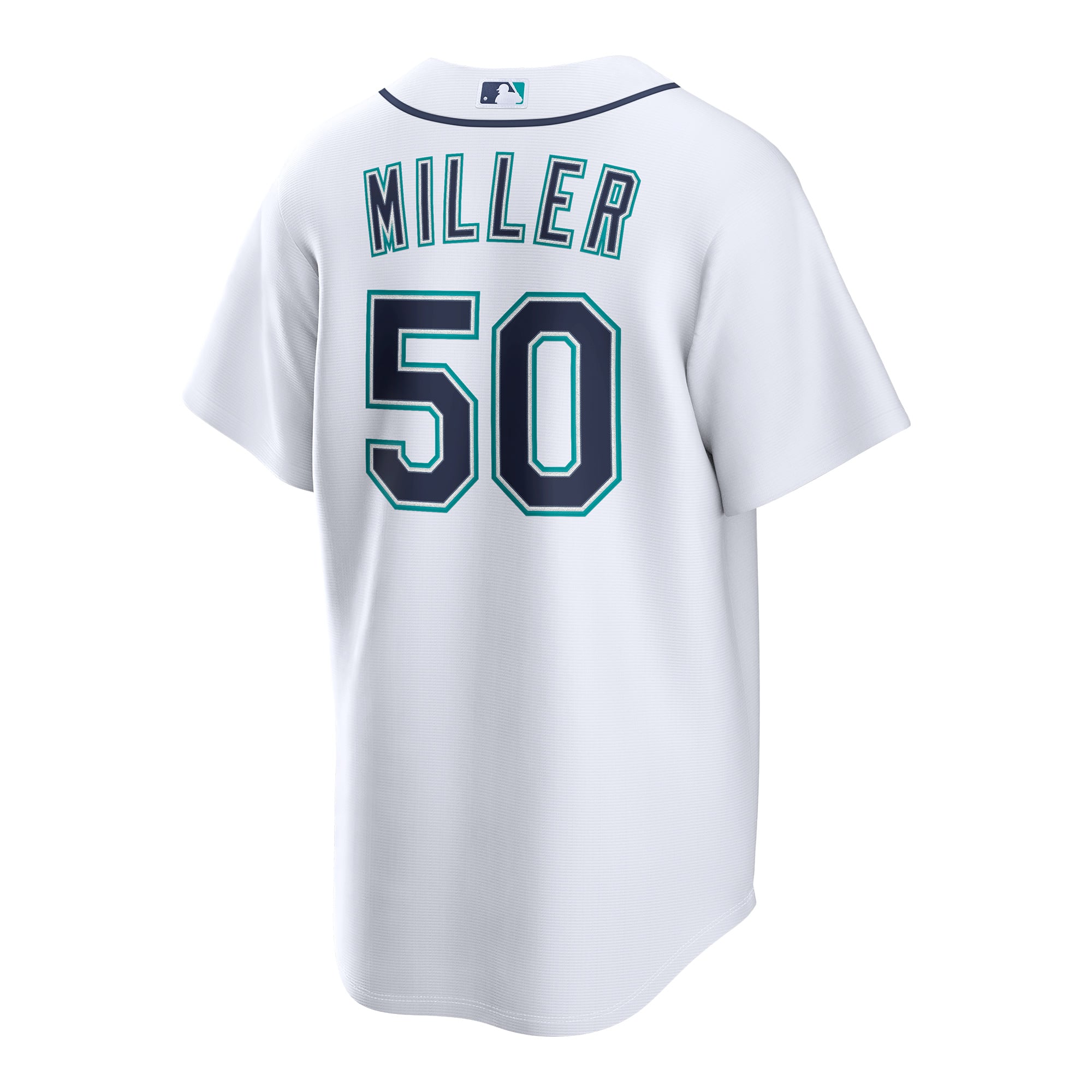 Bryce Miller Seattle Mariners Home Replica Jersey White