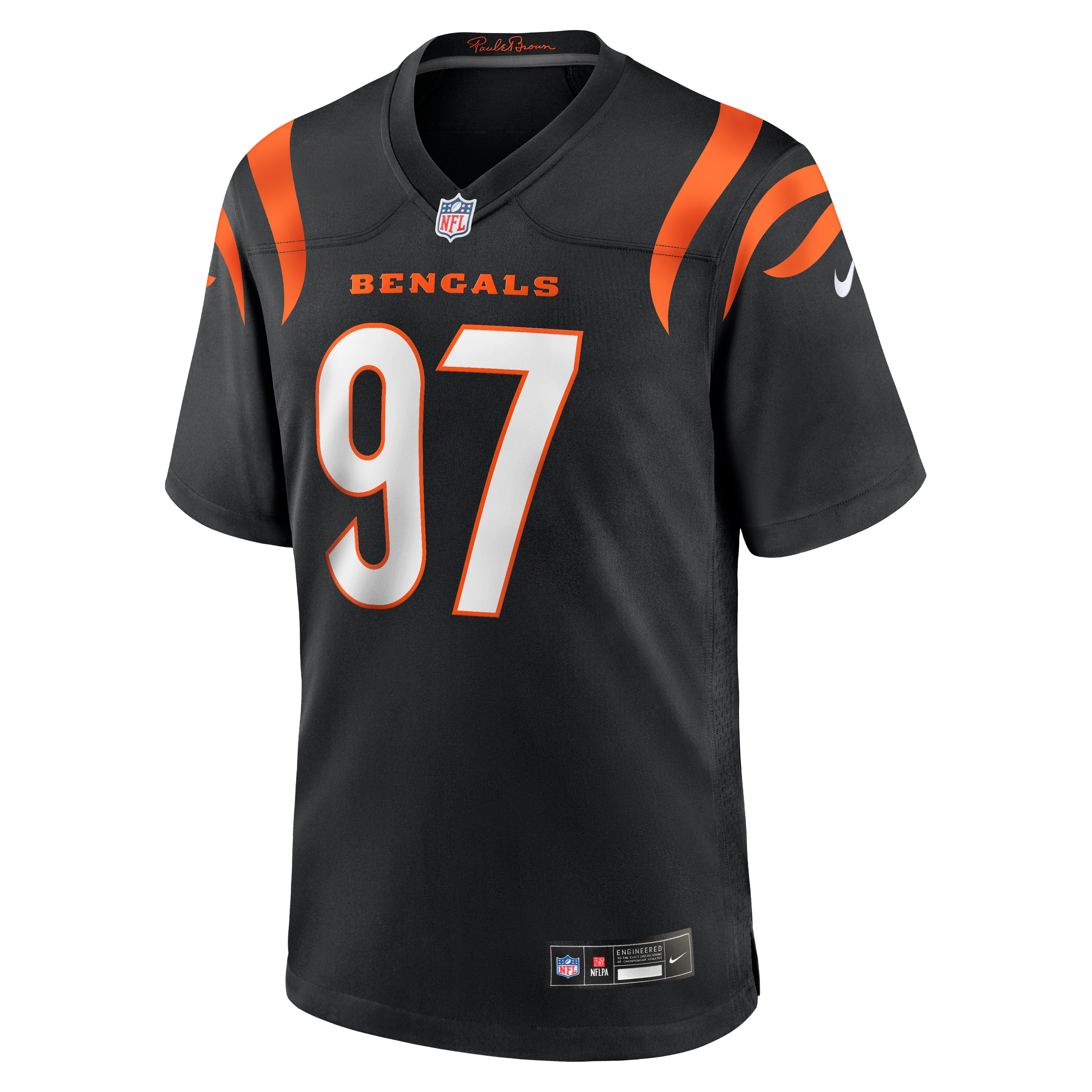 Dexter Lawrence II Cincinnati Bengals Game Jersey Black