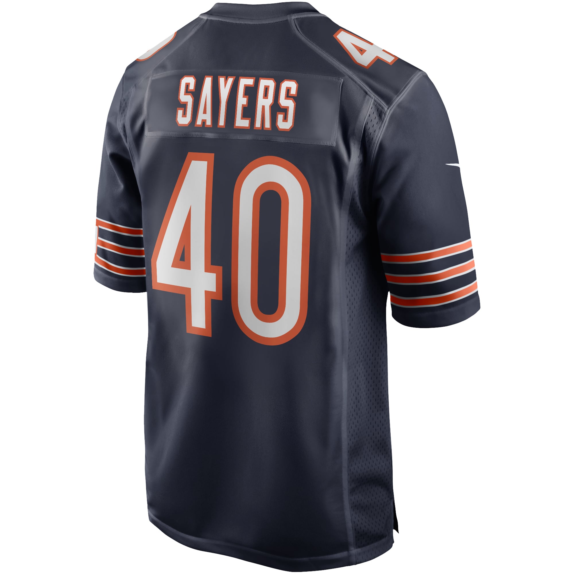 Gale Sayers Chicago Bears Game Retired Player Jersey Navy