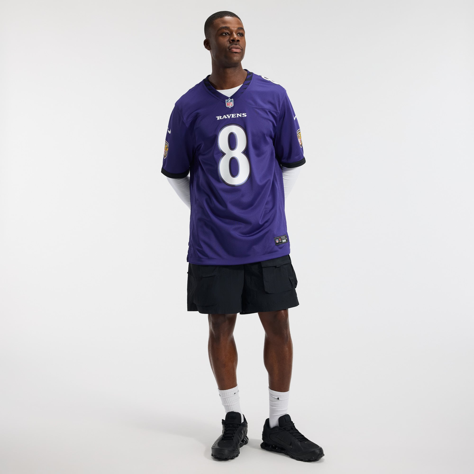 Lamar Jackson Baltimore Ravens Team Game Jersey Purple