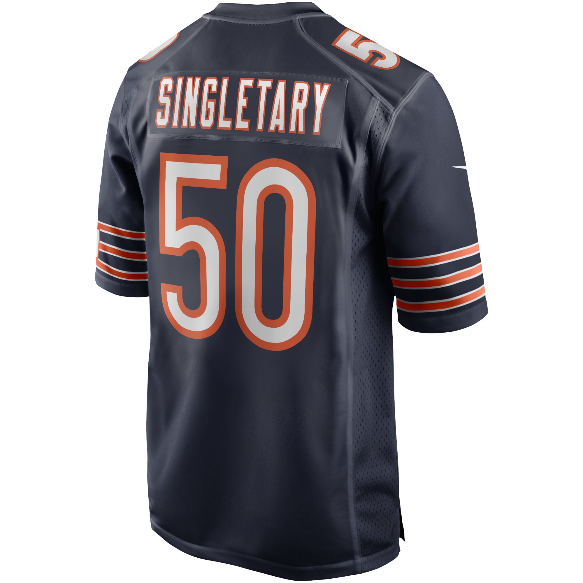 Mike Singletary Chicago Bears Game Retired Player Jersey Navy
