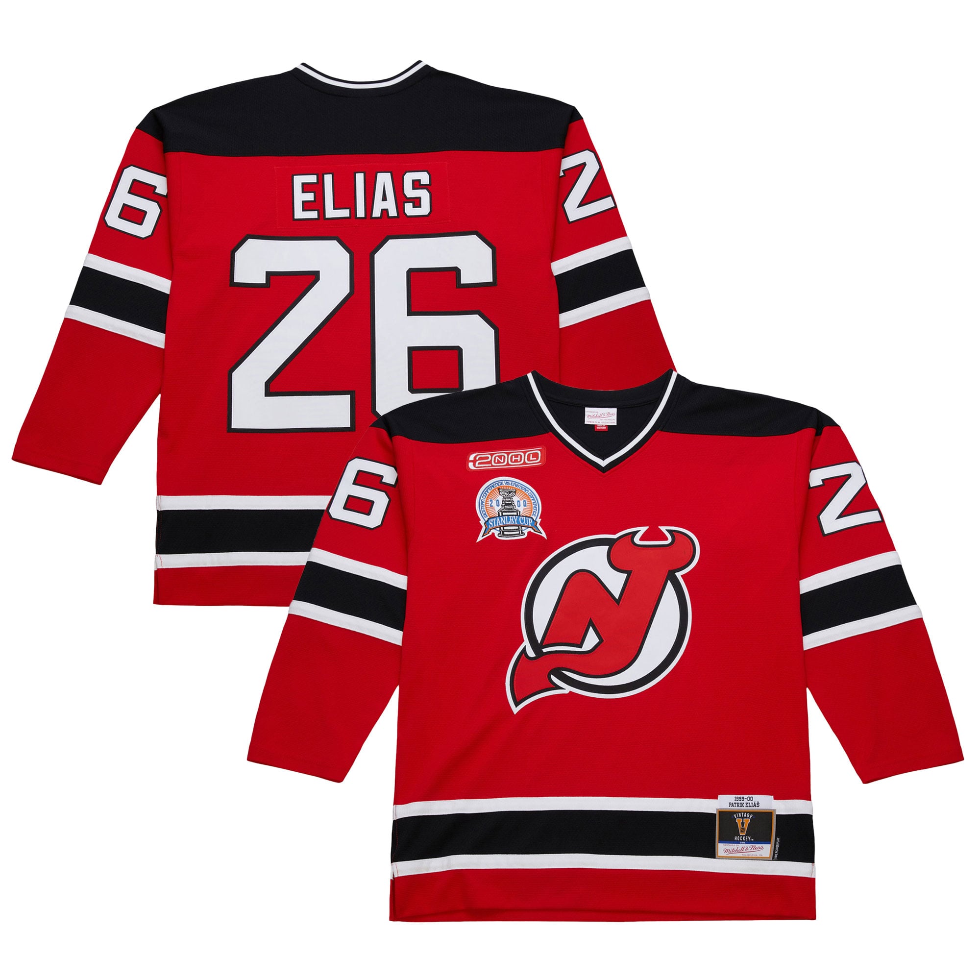 Patrik Elias New Jersey Devils 1999 00 Power Play Jersey Red