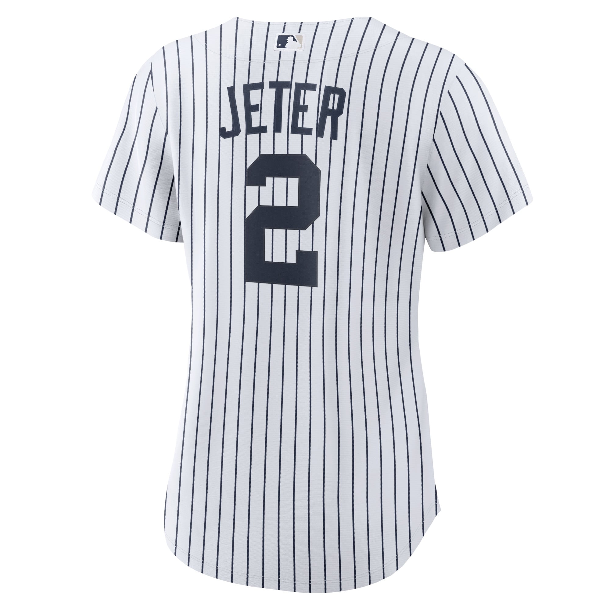 Derek Jeter New York Yankees Women's Home Replica Player Name Jersey White/Navy