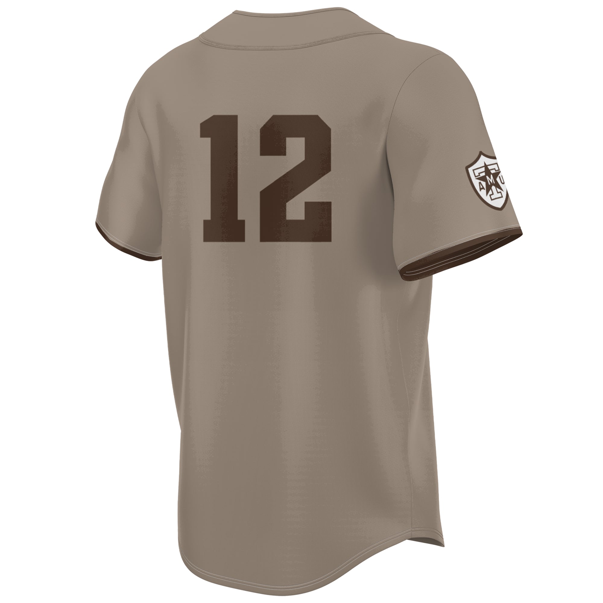 Texas A&M Aggies Corps of Cadet Lightweight Baseball Jersey Khaki