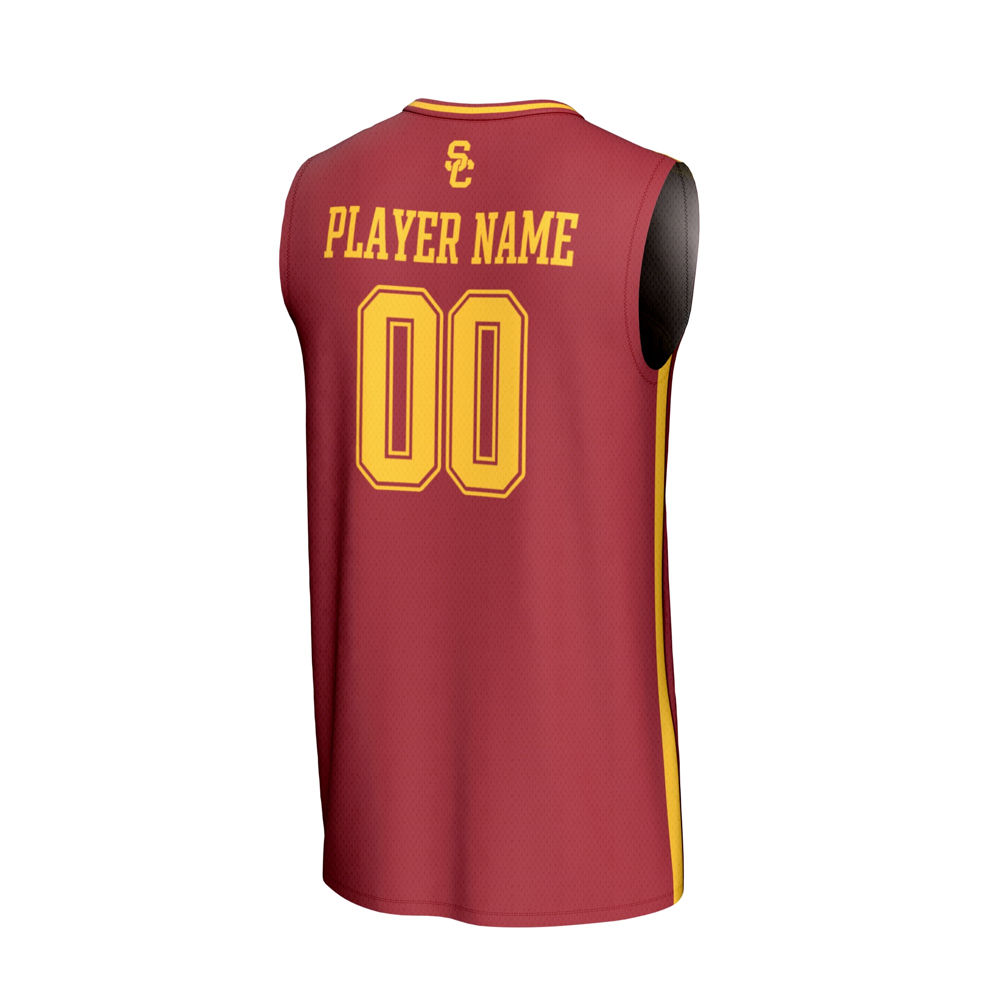 USC Trojans Youth NIL Pick A Player Lightweight Men's Basketball Fashion Jersey Cardinal