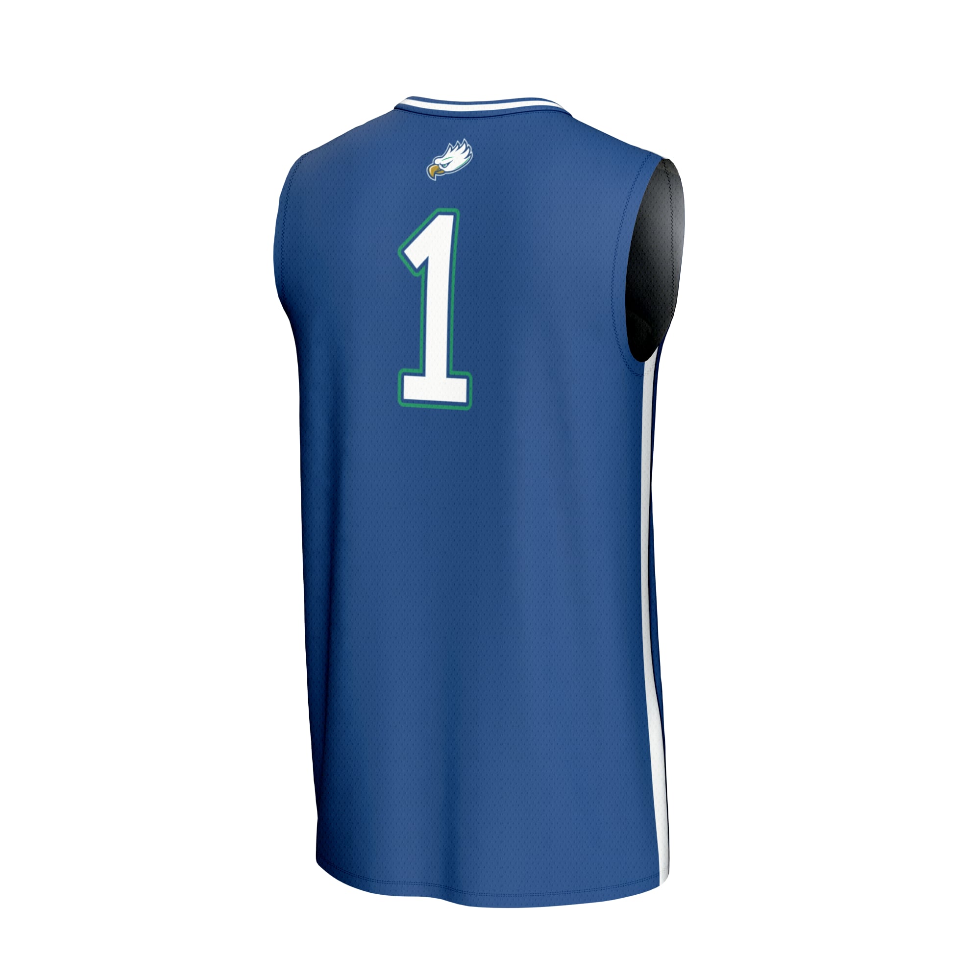 1 Florida Gulf Coast Eagles Unisex Lightweight Basketball Jersey Blue