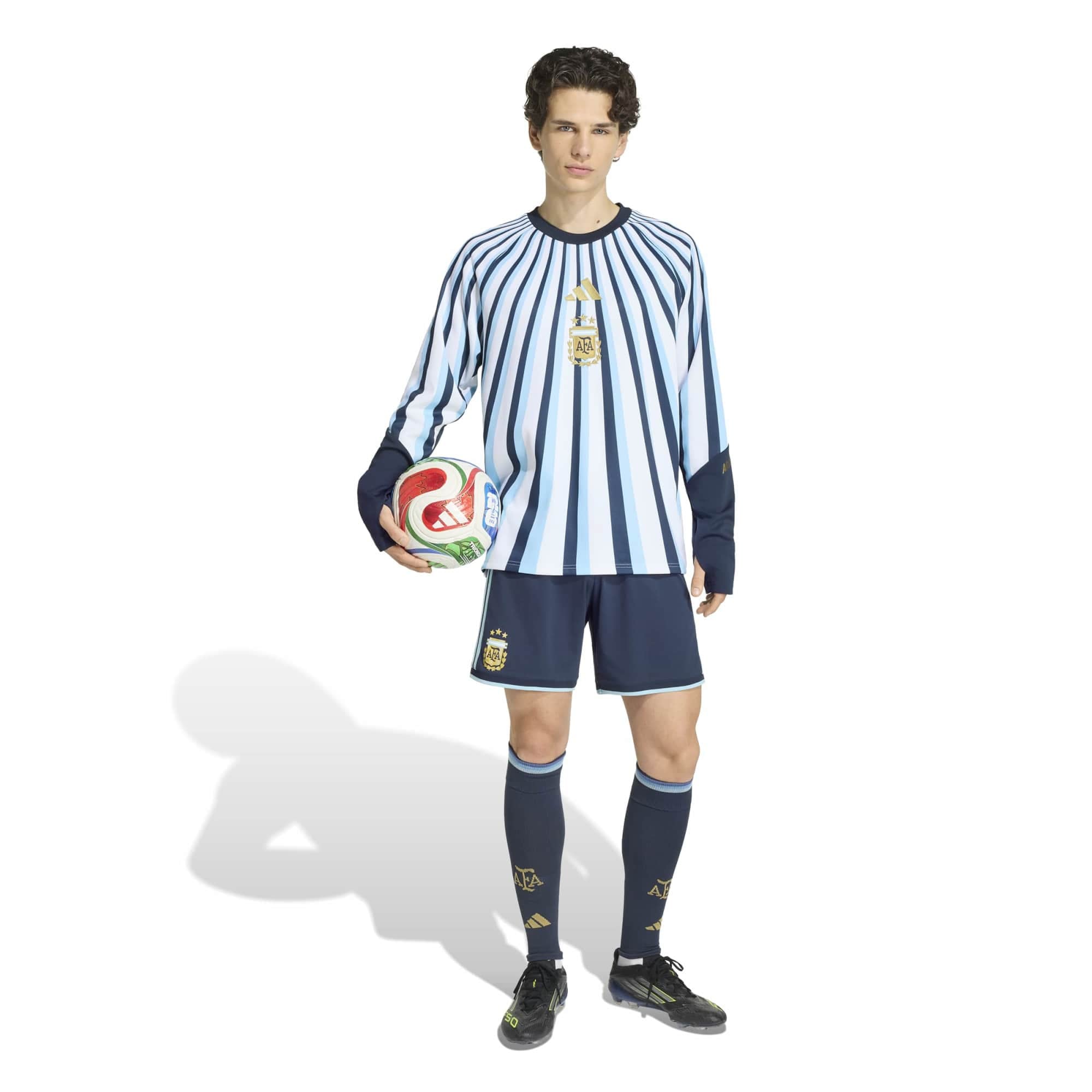 Argentina National Team 2026 Long Sleeve Pre Match Top White