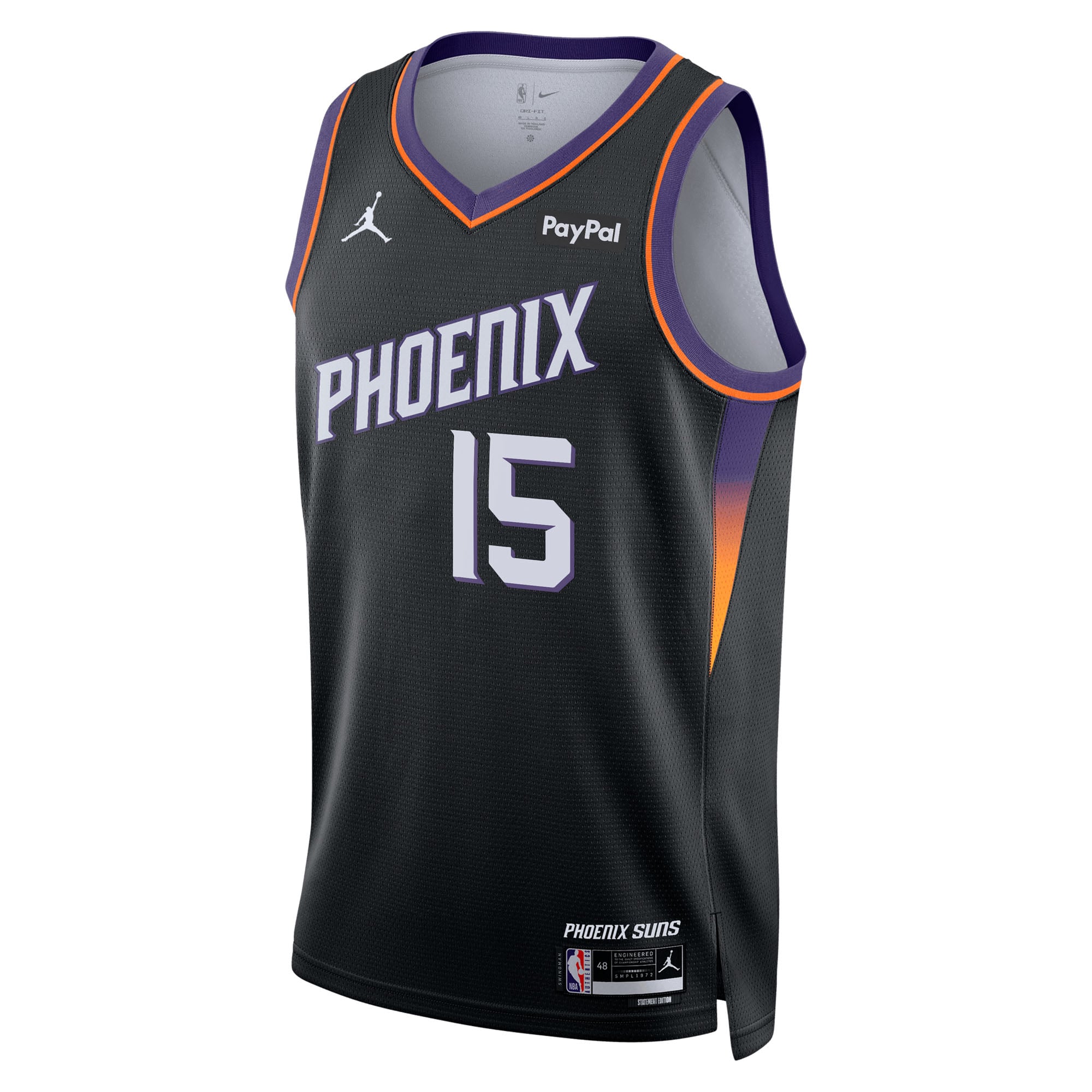 Mark Williams Phoenix Suns Unisex Swingman Badge Jersey Statement Edition Black