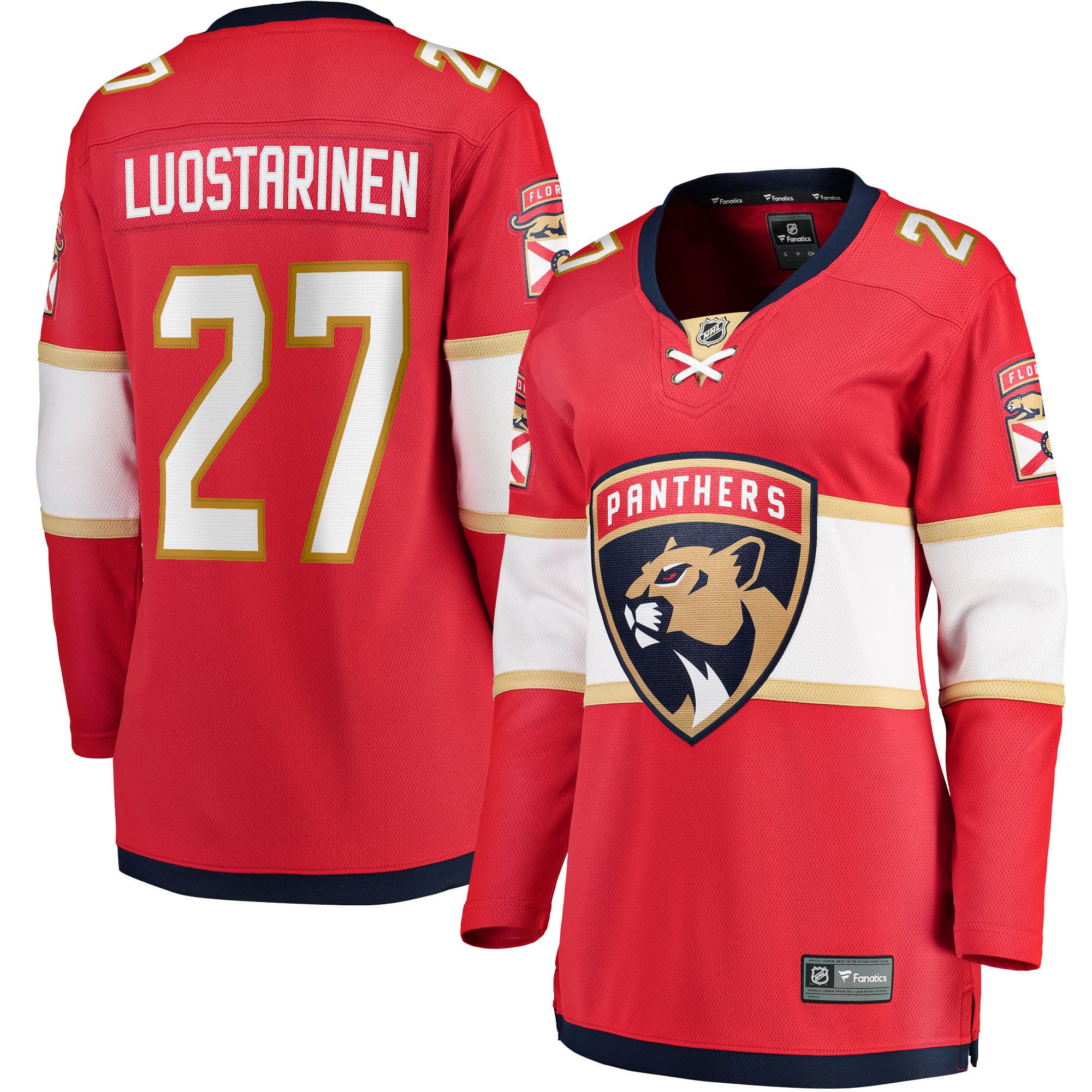 Eetu Luostarinen Florida Panthers Women's Home Breakaway Player Jersey Red