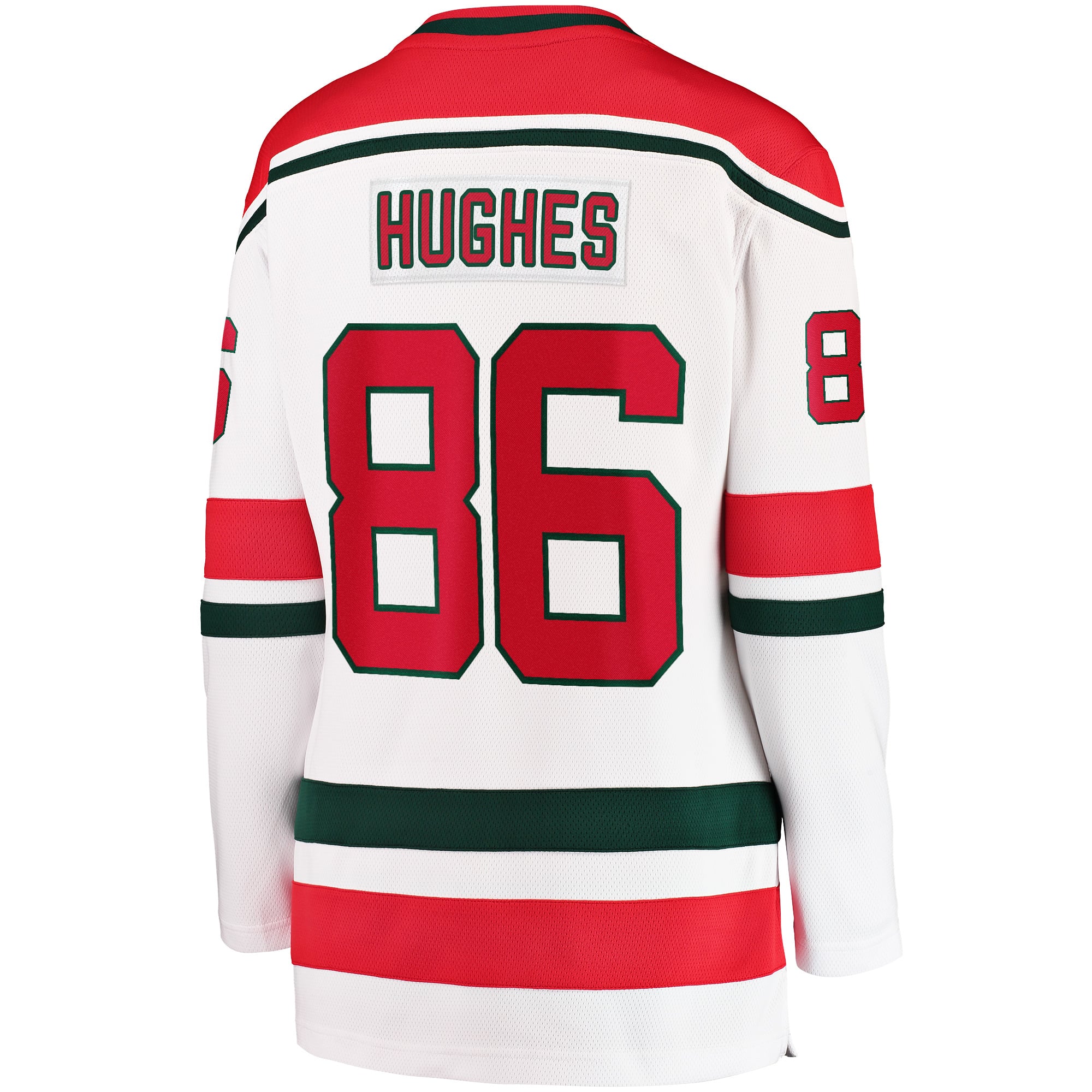 Jack Hughes New Jersey Devils Women's Alternate Breakaway Jersey White