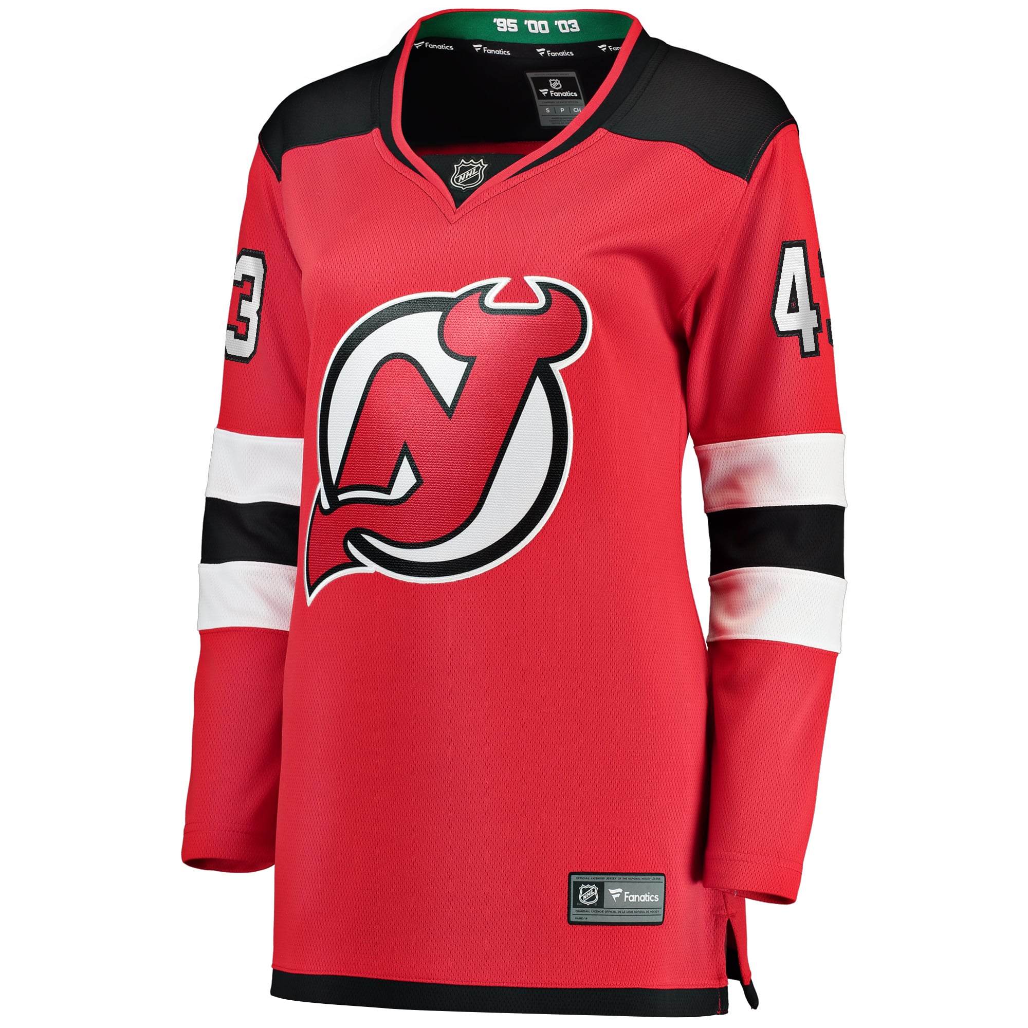 Luke Hughes New Jersey Devils Women's Home Breakaway Player Jersey Red