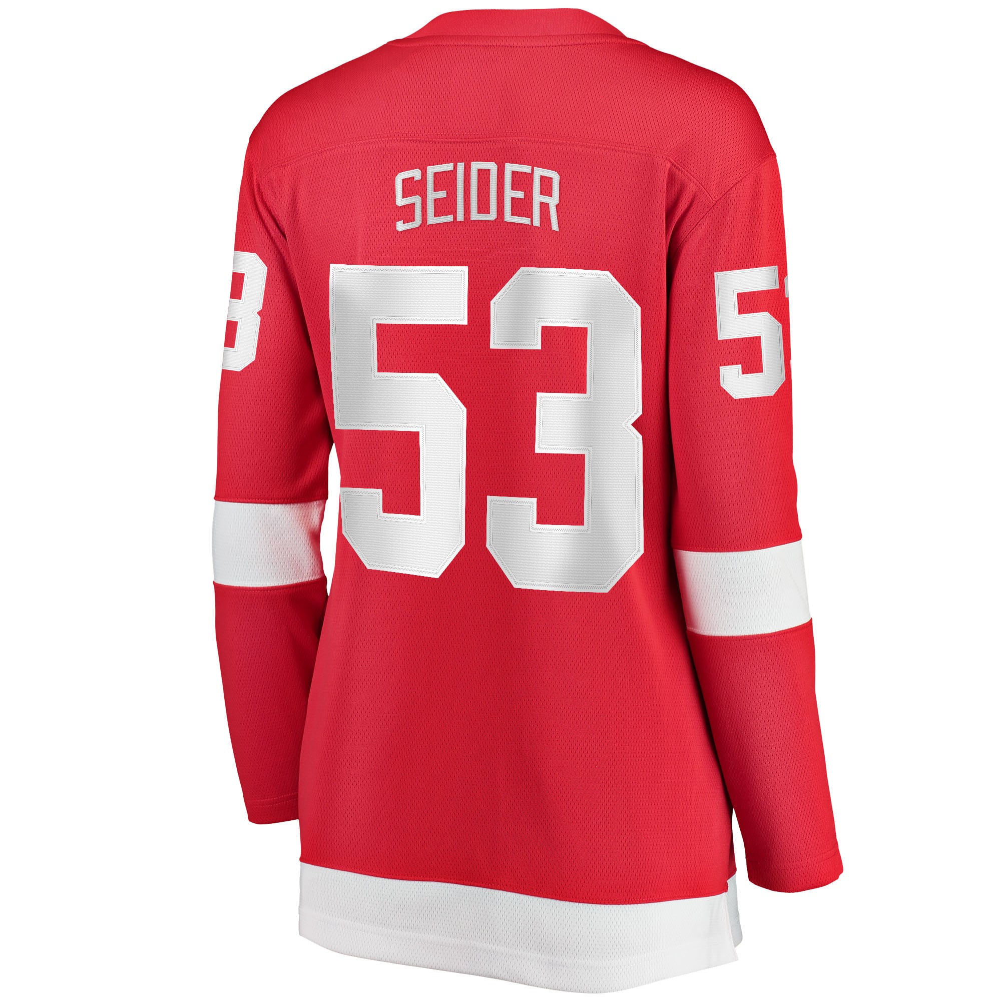 Moritz Seider Detroit Red Wings Women's Home Breakaway Player Jersey Red