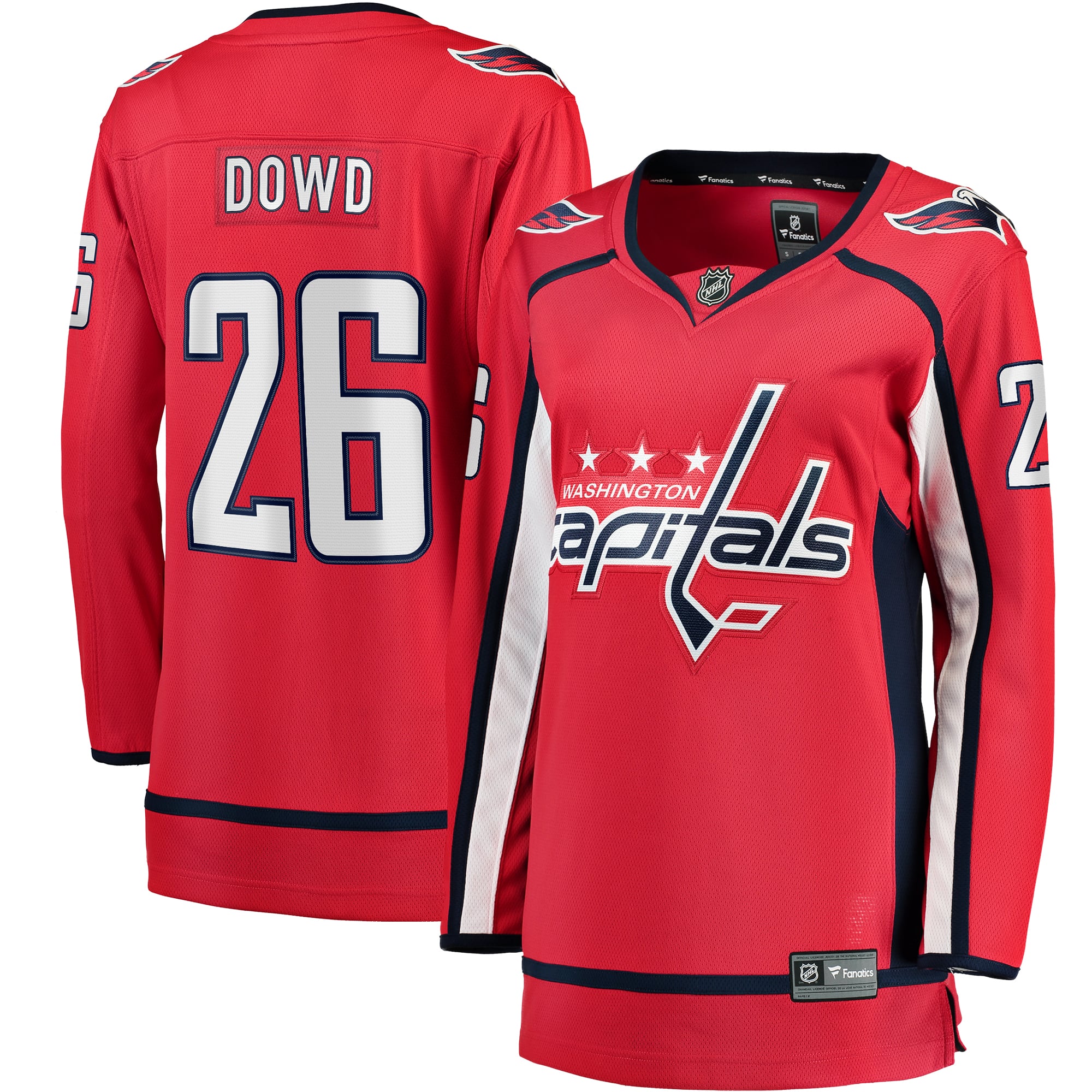 Nic Dowd Washington Capitals Women's Home Breakaway Player Jersey Red