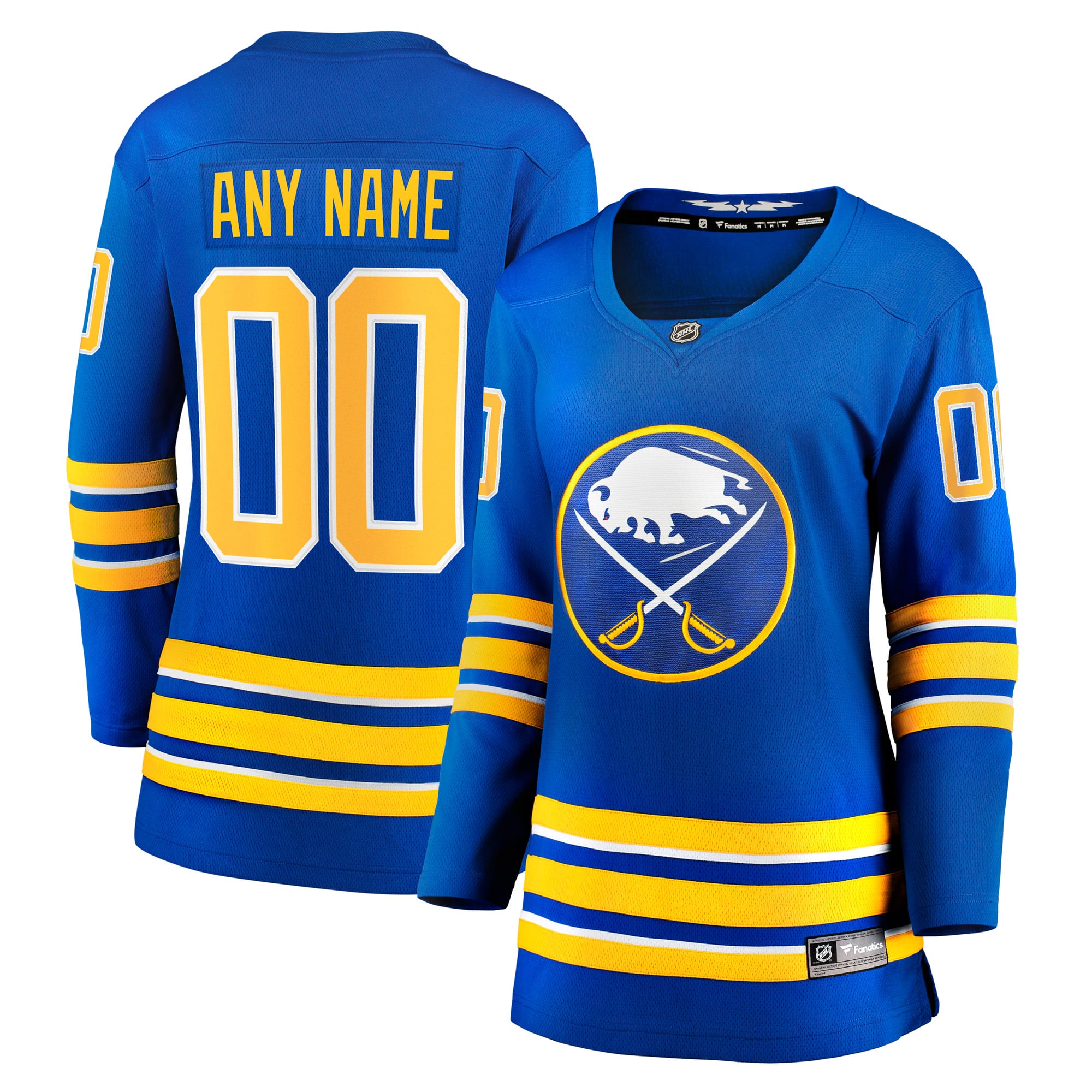 Buffalo Sabres Women's Home Breakaway Custom Jersey Royal
