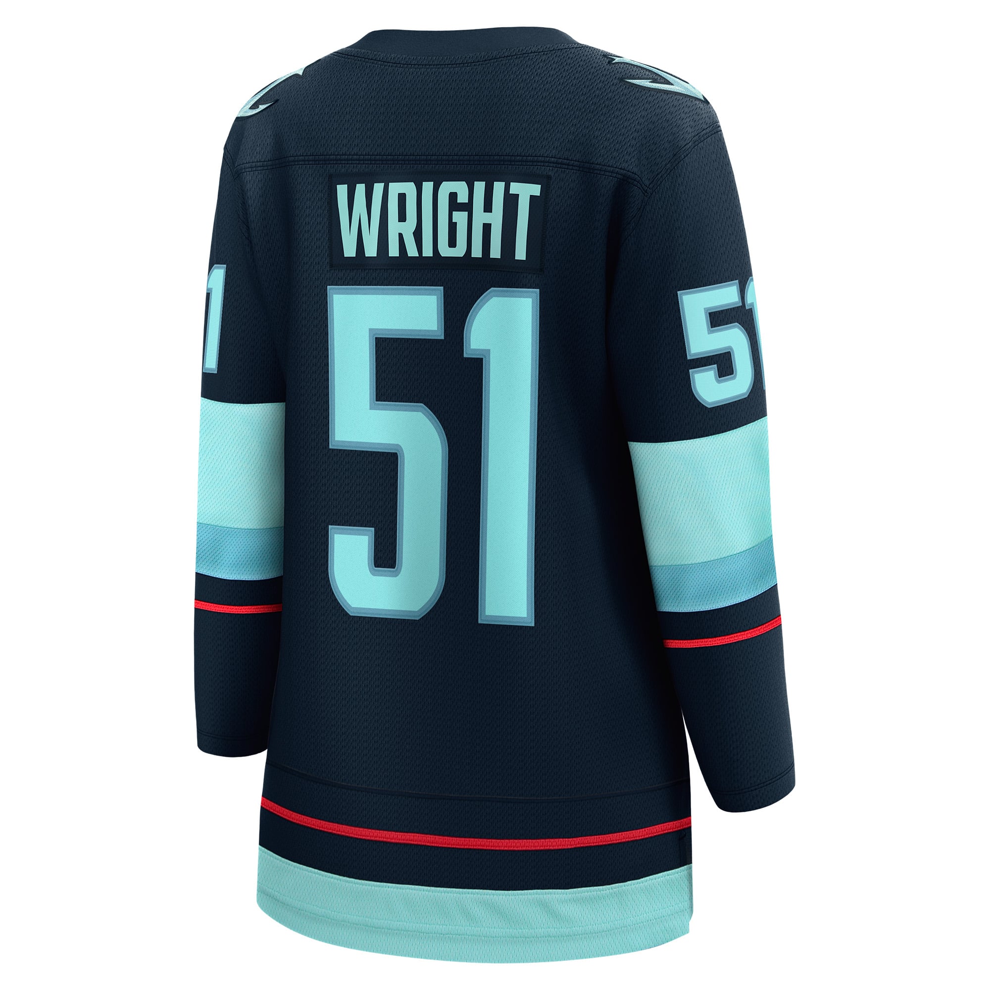 Shane Wright Seattle Kraken Women's Home Breakaway Jersey Deep Sea Blue