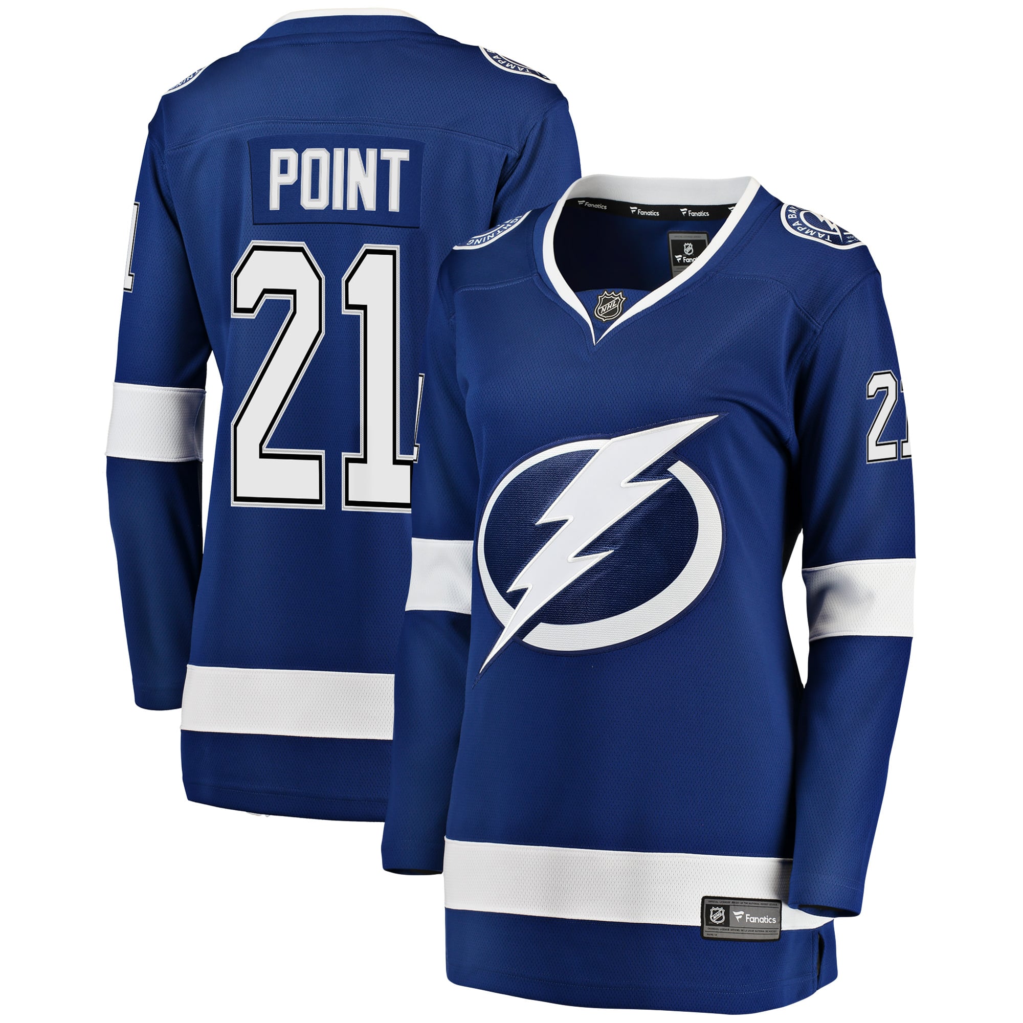 Brayden Point Tampa Bay Lightning Women's Breakaway Player Jersey Blue