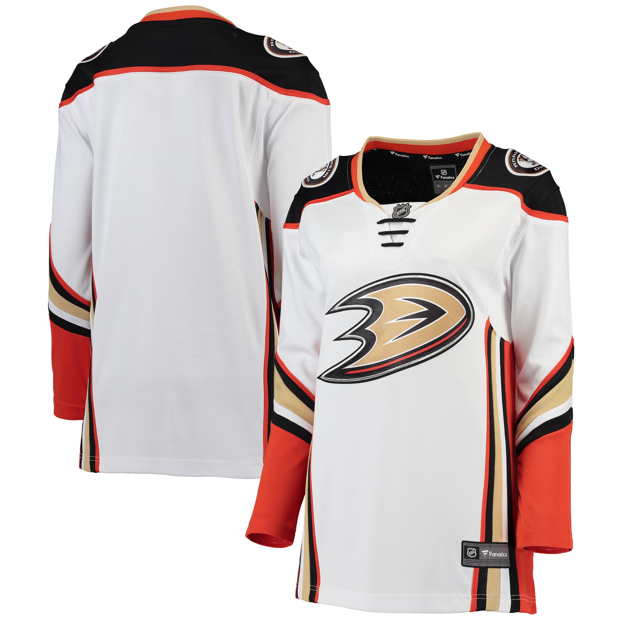 Anaheim Ducks Women's Away Breakaway Jersey White