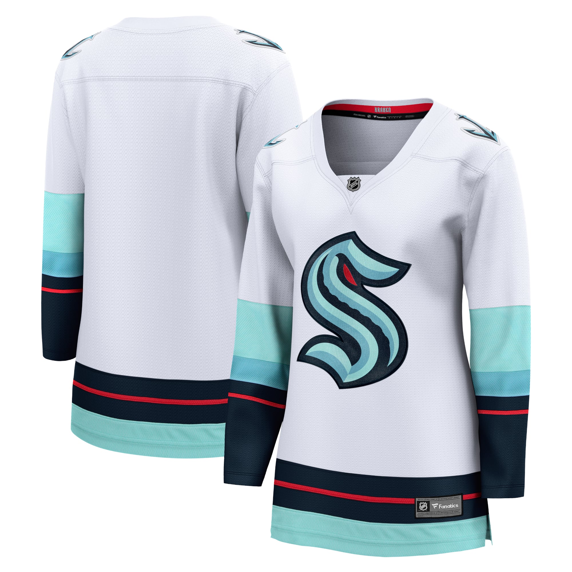 Seattle Kraken Women's Away Breakaway Jersey White