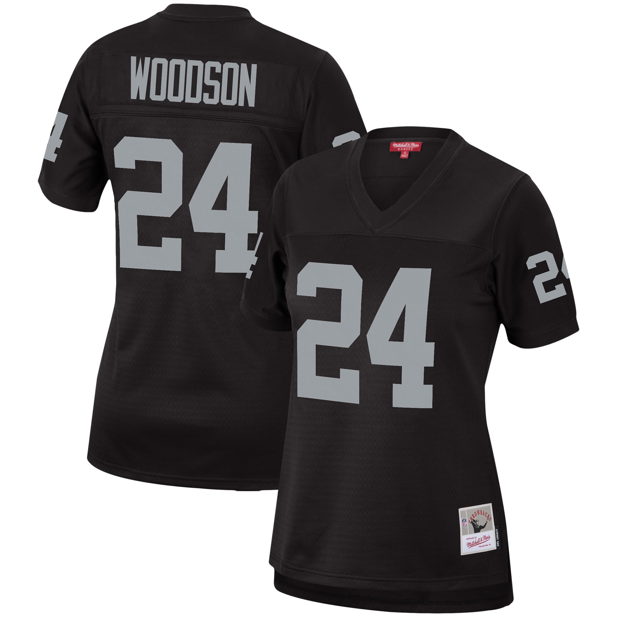 Charles Woodson Las Vegas Raiders Mitchell & Ness Women's Legacy Replica Team Jersey Black