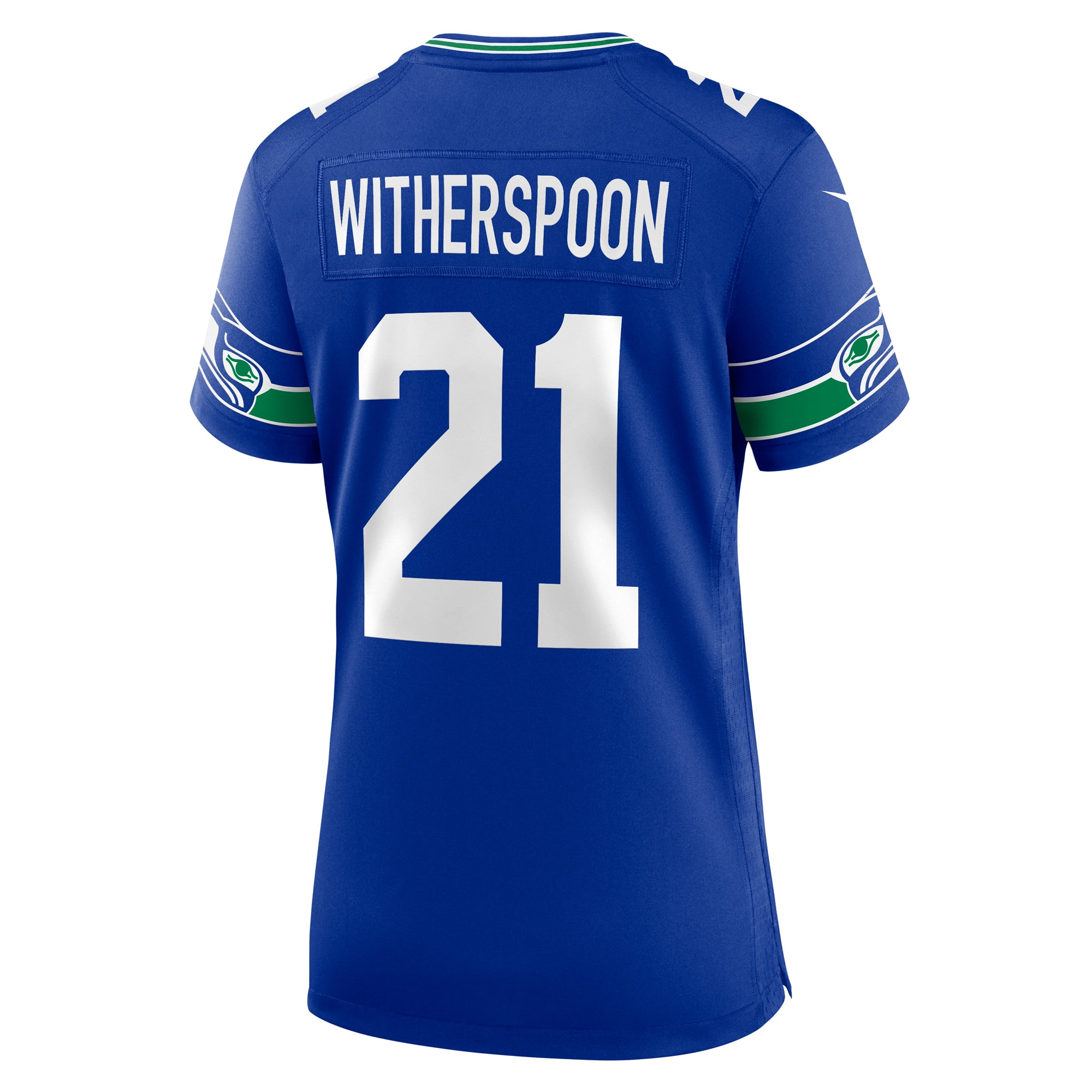 Devon Witherspoon Seattle Seahawks Women's Throwback Player Game Jersey Royal