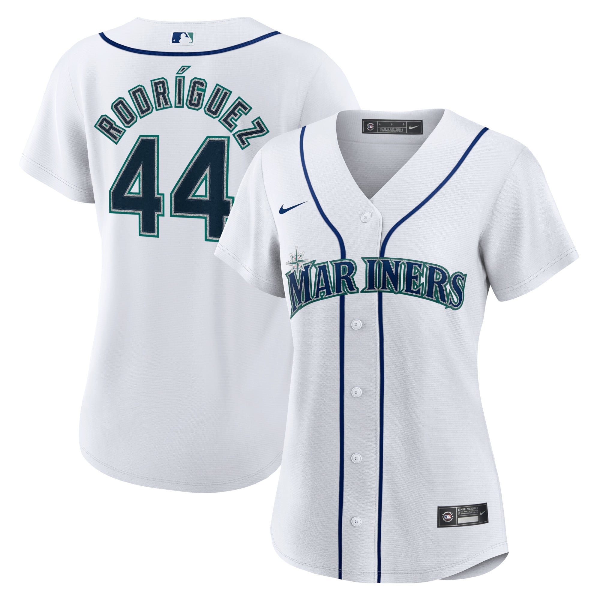 Julio Rodriguez Seattle Mariners Women's Home Replica Player Jersey White