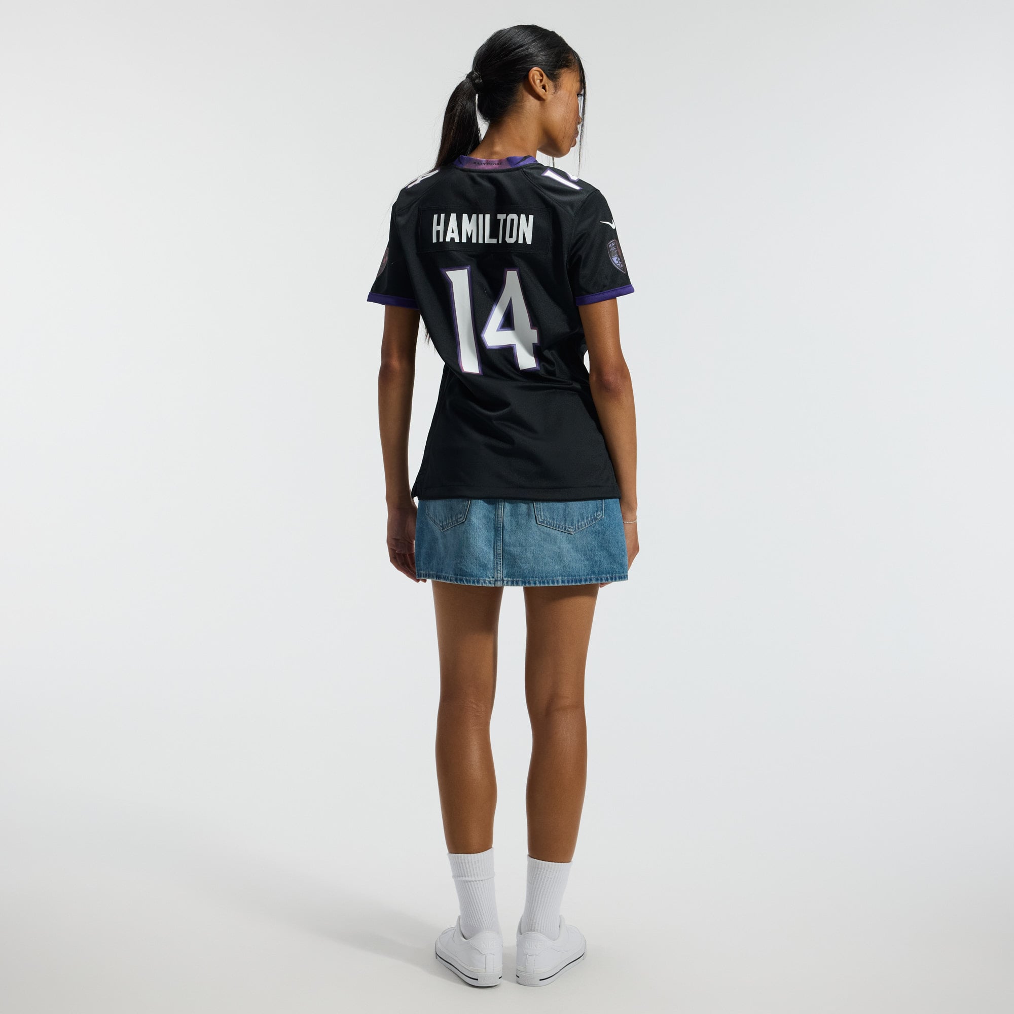 Kyle Hamilton Baltimore Ravens Women's Alternate Game Jersey Black