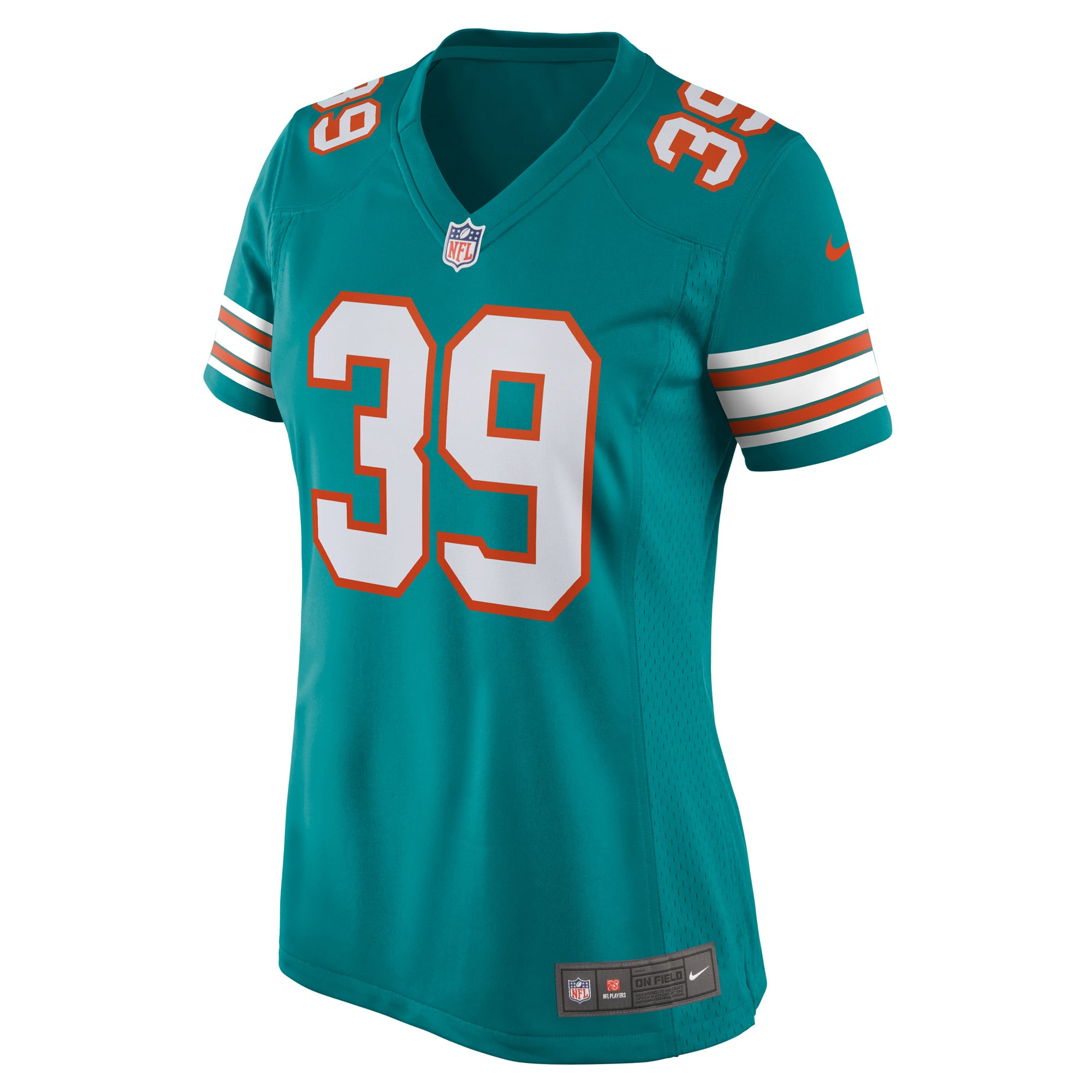 Larry Csonka Miami Dolphins Women's Retired Player Jersey Aqua