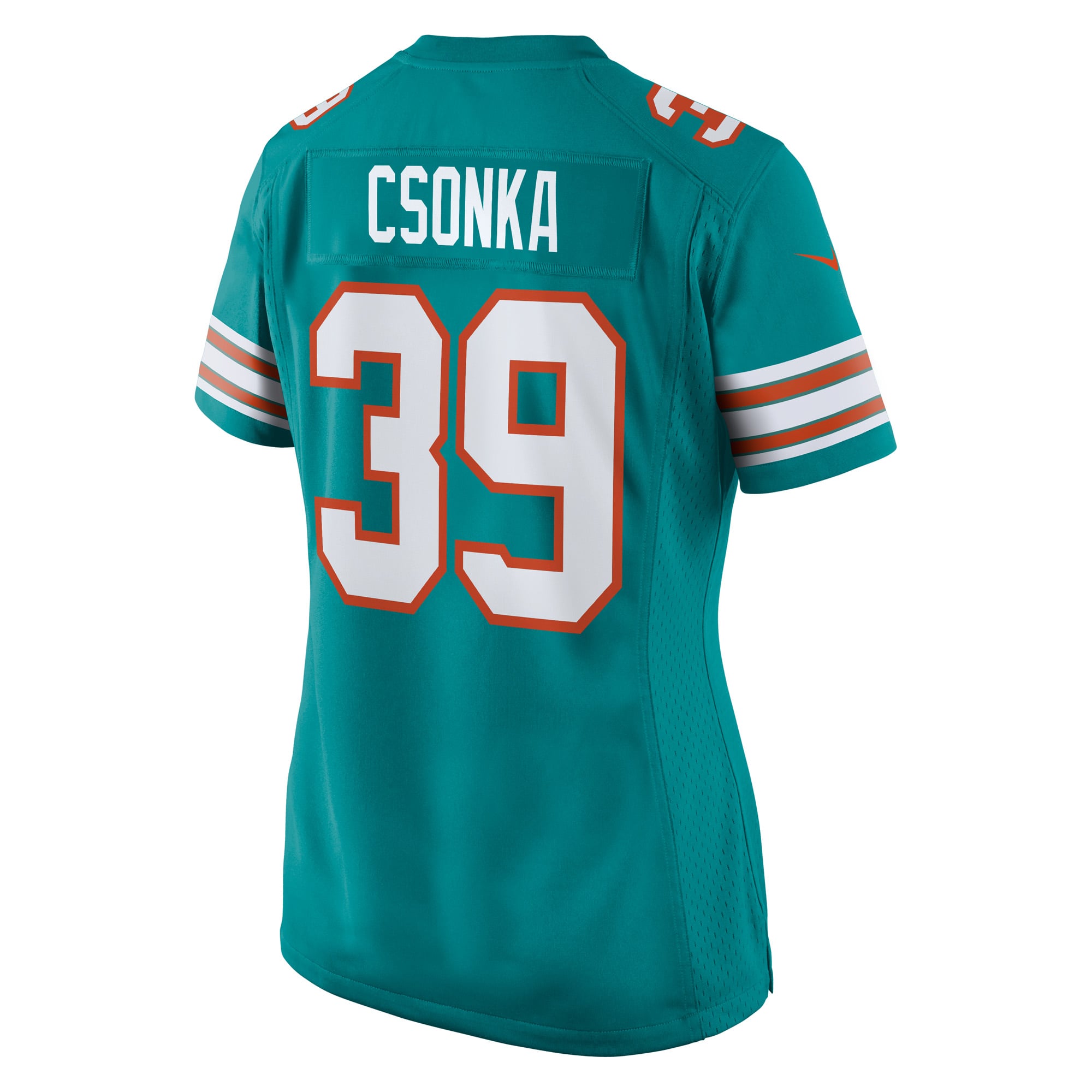 Larry Csonka Miami Dolphins Women's Retired Player Jersey Aqua