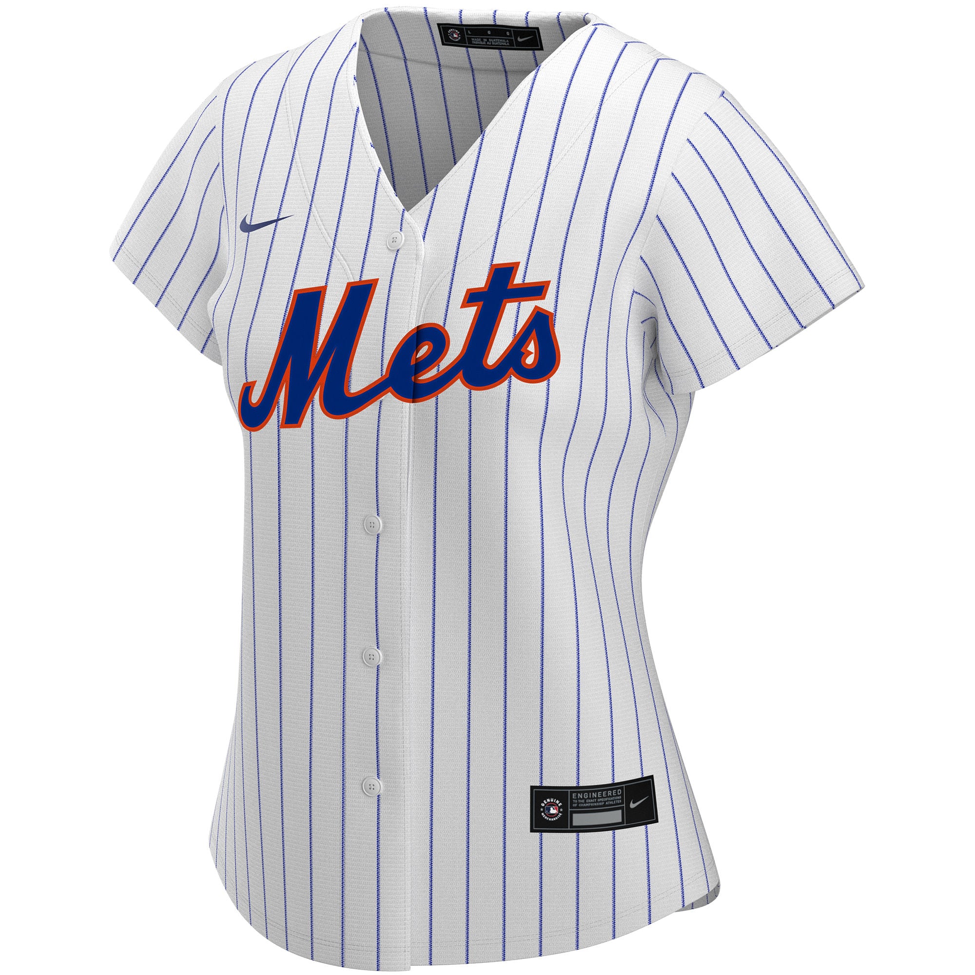New York Mets Women's Home Replica Custom Jersey White