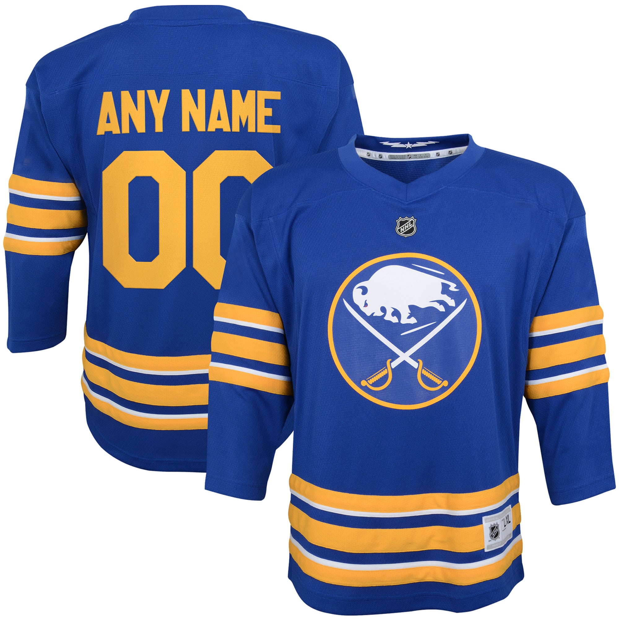 Buffalo Sabres Youth Home Replica Custom Jersey Blue