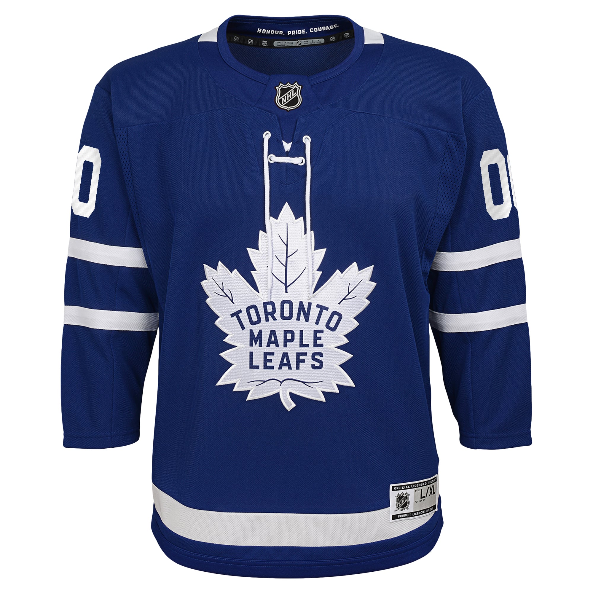 Toronto Maple Leafs Youth Home Premier Custom Jersey Blue