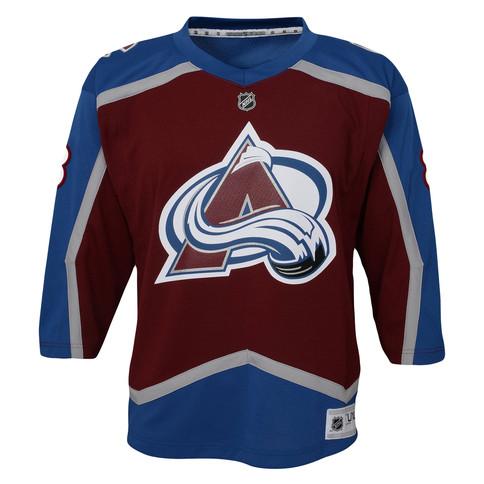 Cale Makar Colorado Avalanche Youth Home Replica Player Jersey Burgundy